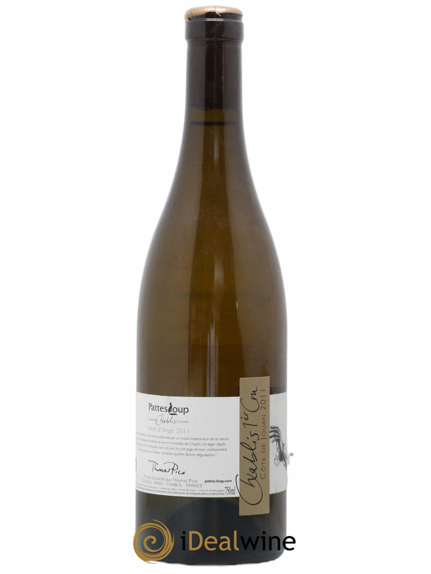 Chablis 1er Cru Côte de Jouan Pattes Loup (Domaine) 2011 - Lot de 1 bouteille - 1
