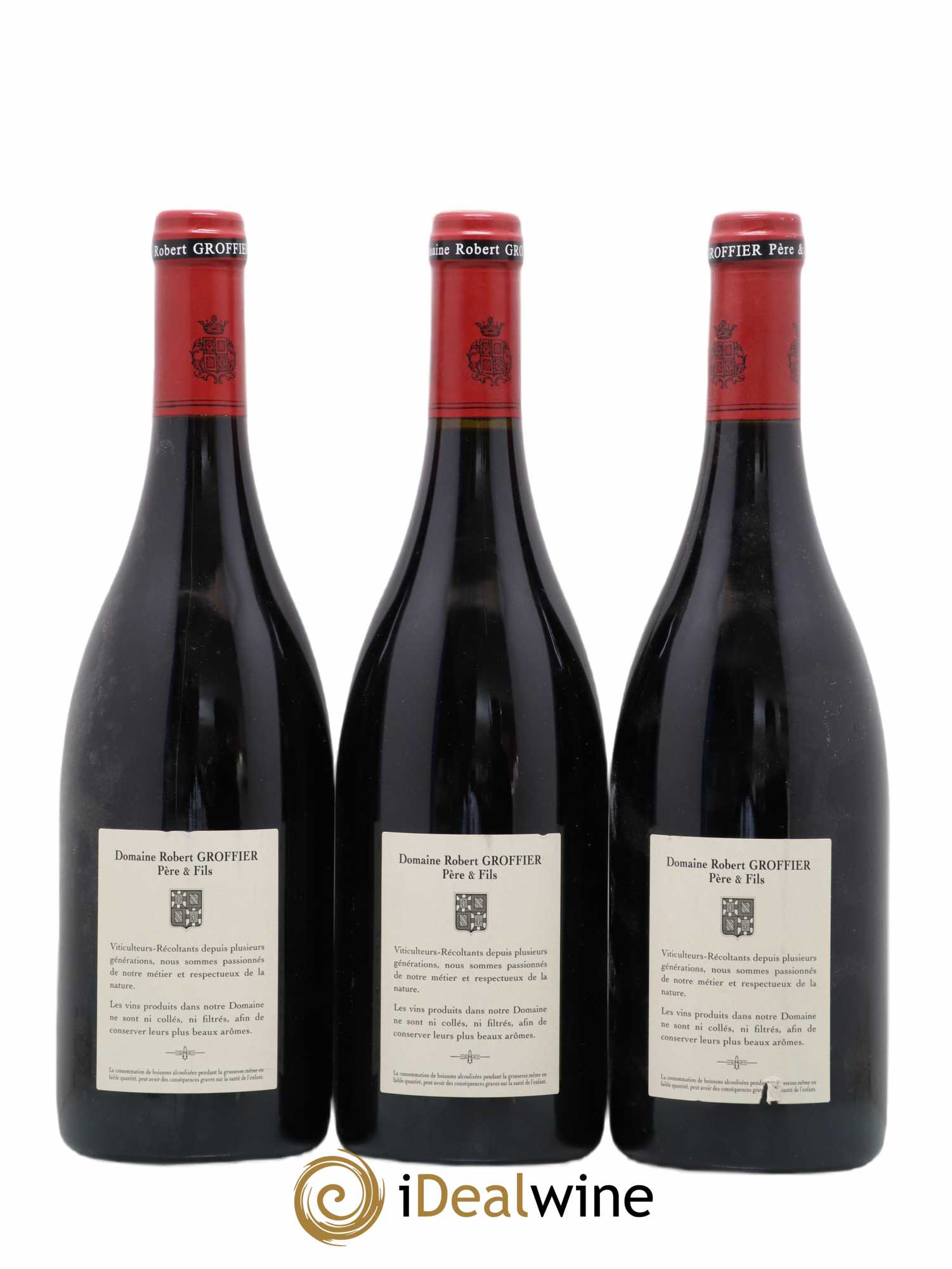 Chambolle-Musigny 1er Cru Les Amoureuses Robert Groffier Père & Fils (Domaine) 2011 - Lot de 3 bouteilles - 1