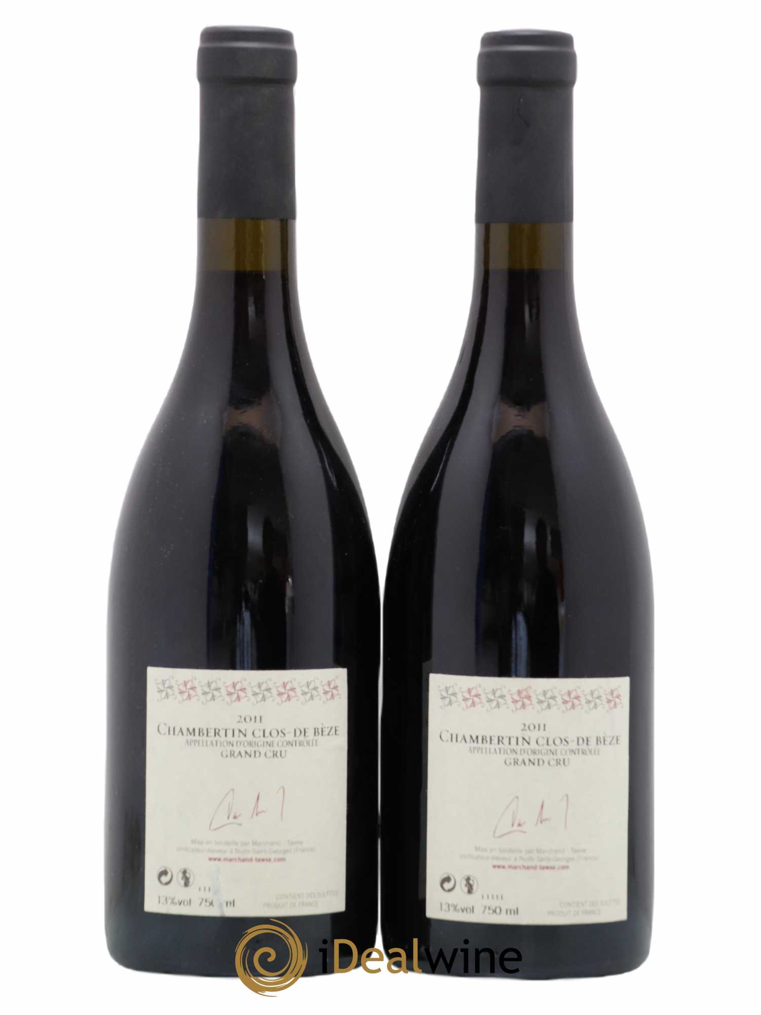 Chambertin Clos de Bèze Grand Cru Domaine Marchand Tawse 2011 - Lot de 2 bouteilles - 1