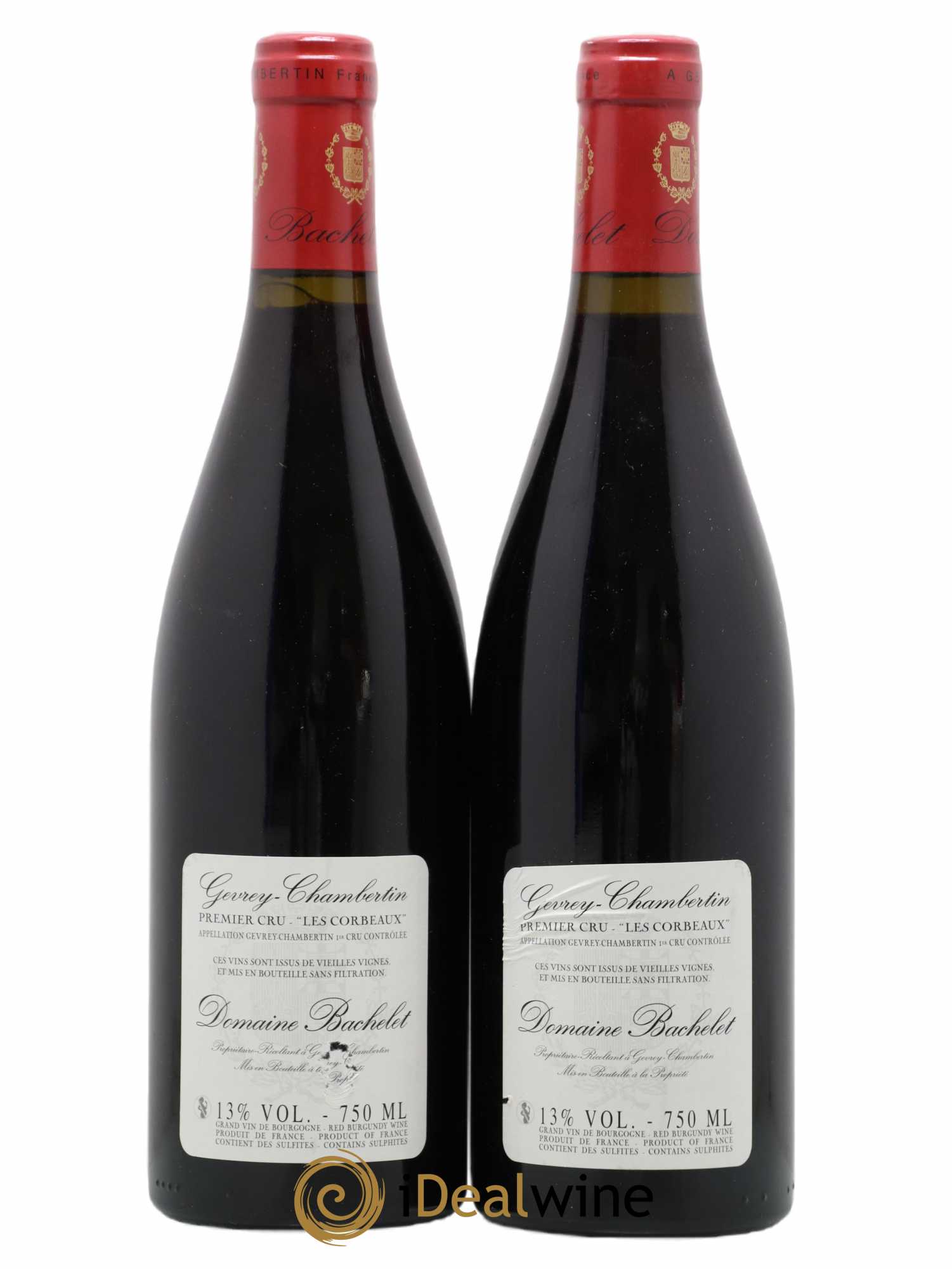 Gevrey-Chambertin 1er Cru Les Corbeaux Vieilles Vignes Denis Bachelet (Domaine) 2011 - Lot de 2 bouteilles - 1