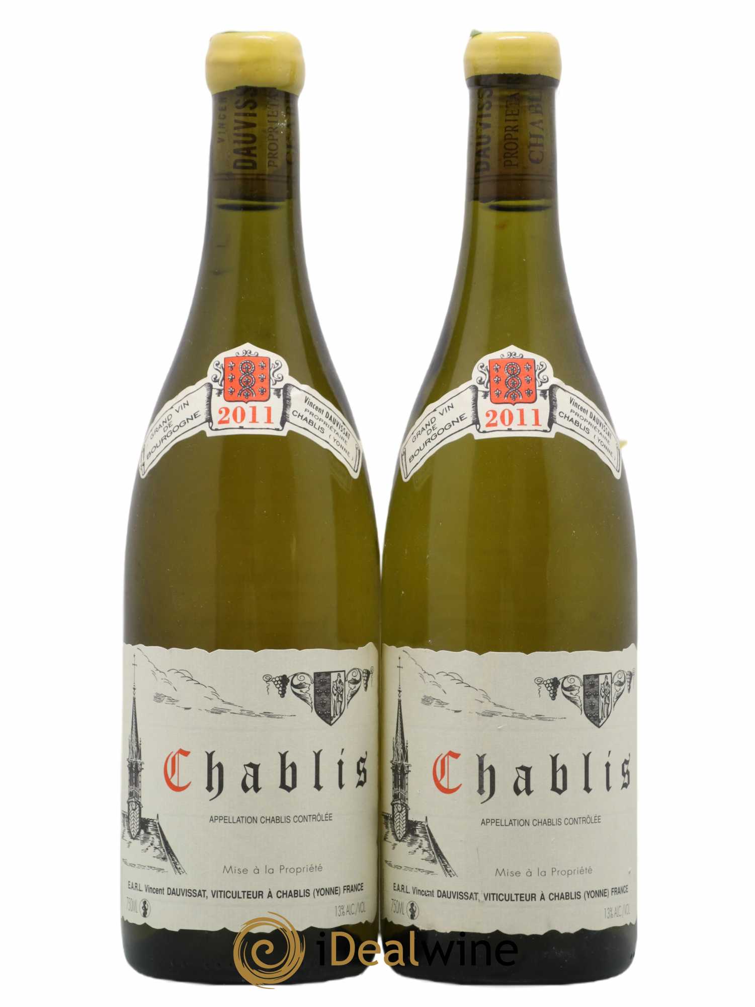 Chablis Vincent Dauvissat (Domaine) 2011 - Lot de 2 bouteilles - 0