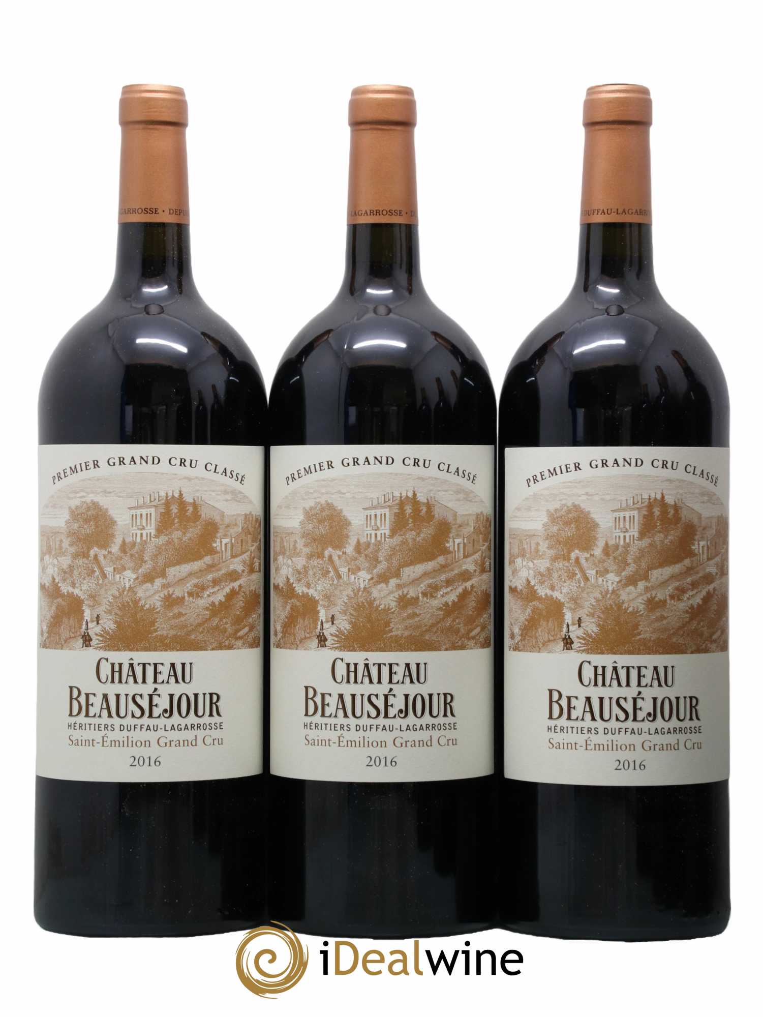 Château Beauséjour (Duffau-Lagarrosse) 1er Grand Cru Classé B 2016 - Lot de 6 magnums - 3