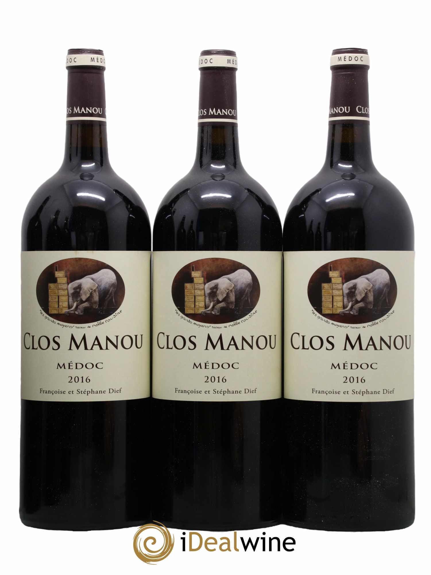 Clos Manou 2016 - Posten von 6 Magnum - 1