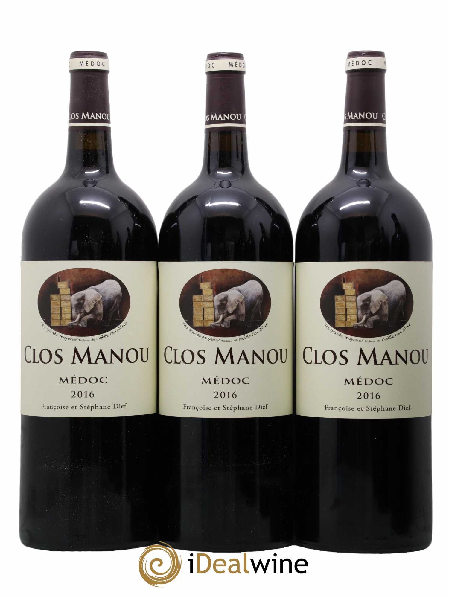 Clos Manou 2016 - Posten von 6 Magnum - 2