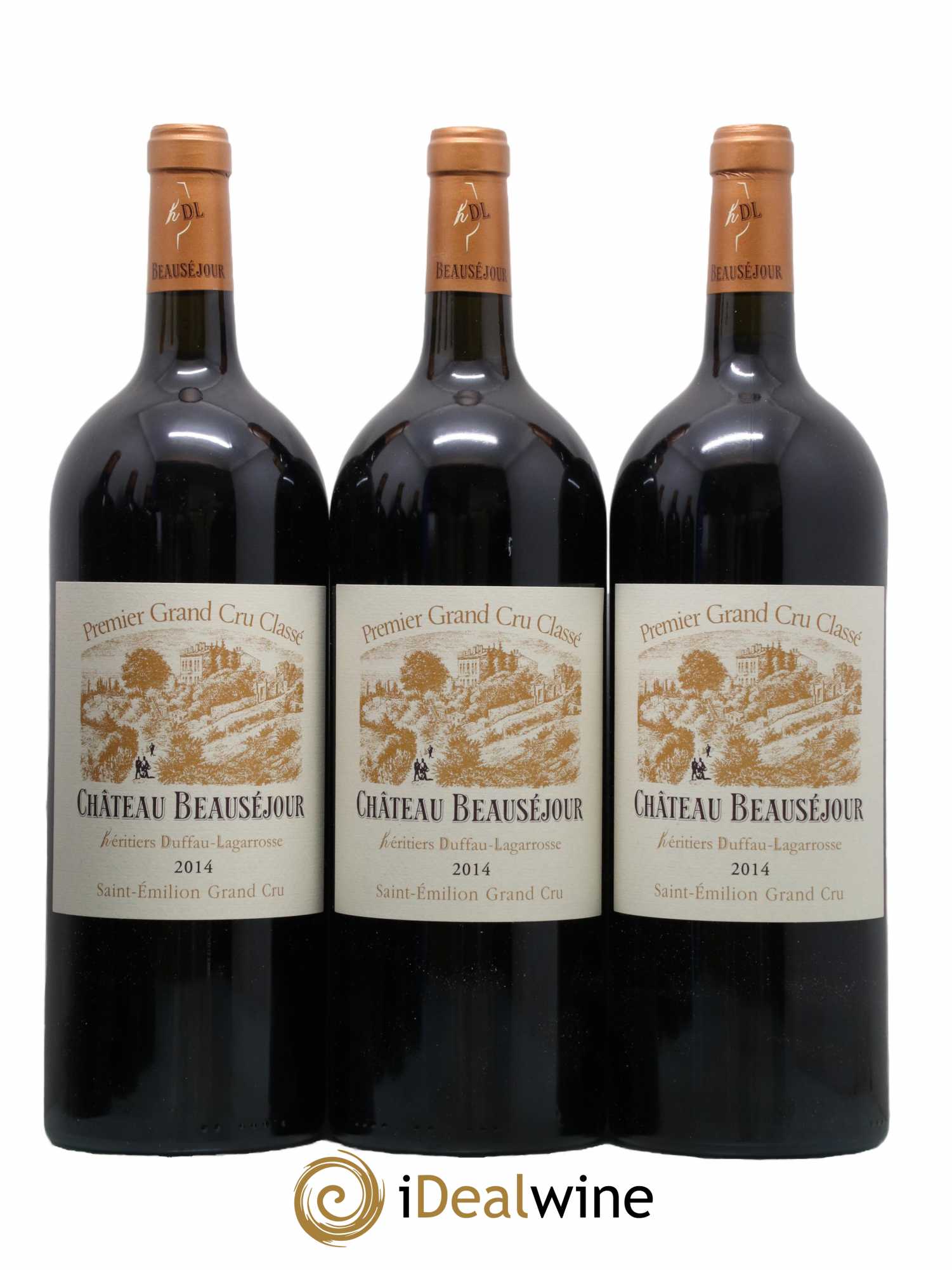 Château Beauséjour (Duffau-Lagarrosse) 1er Grand Cru Classé B 2014 - Lot de 6 magnums - 1