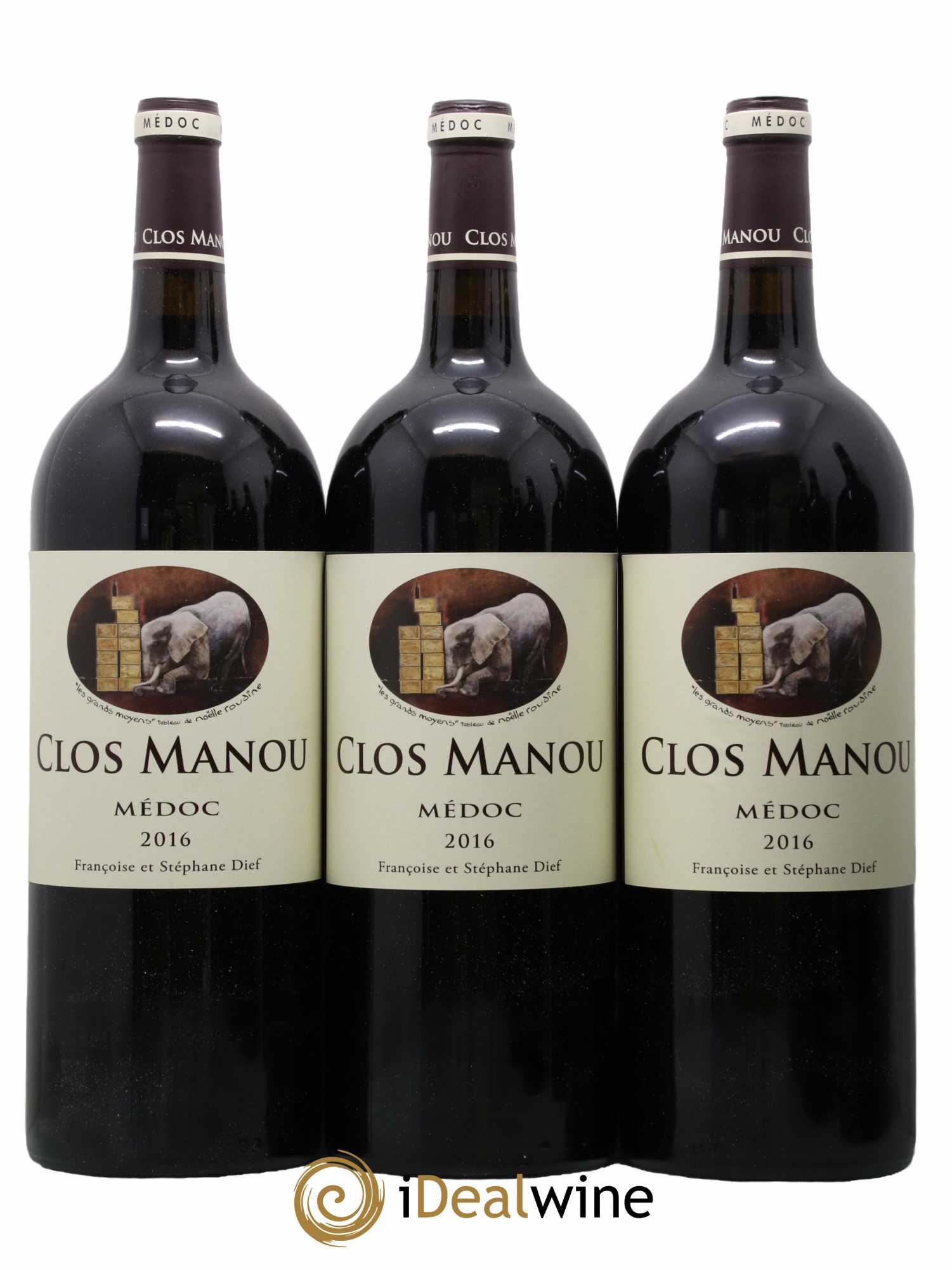 Clos Manou 2016 - Lot de 6 magnums - 2