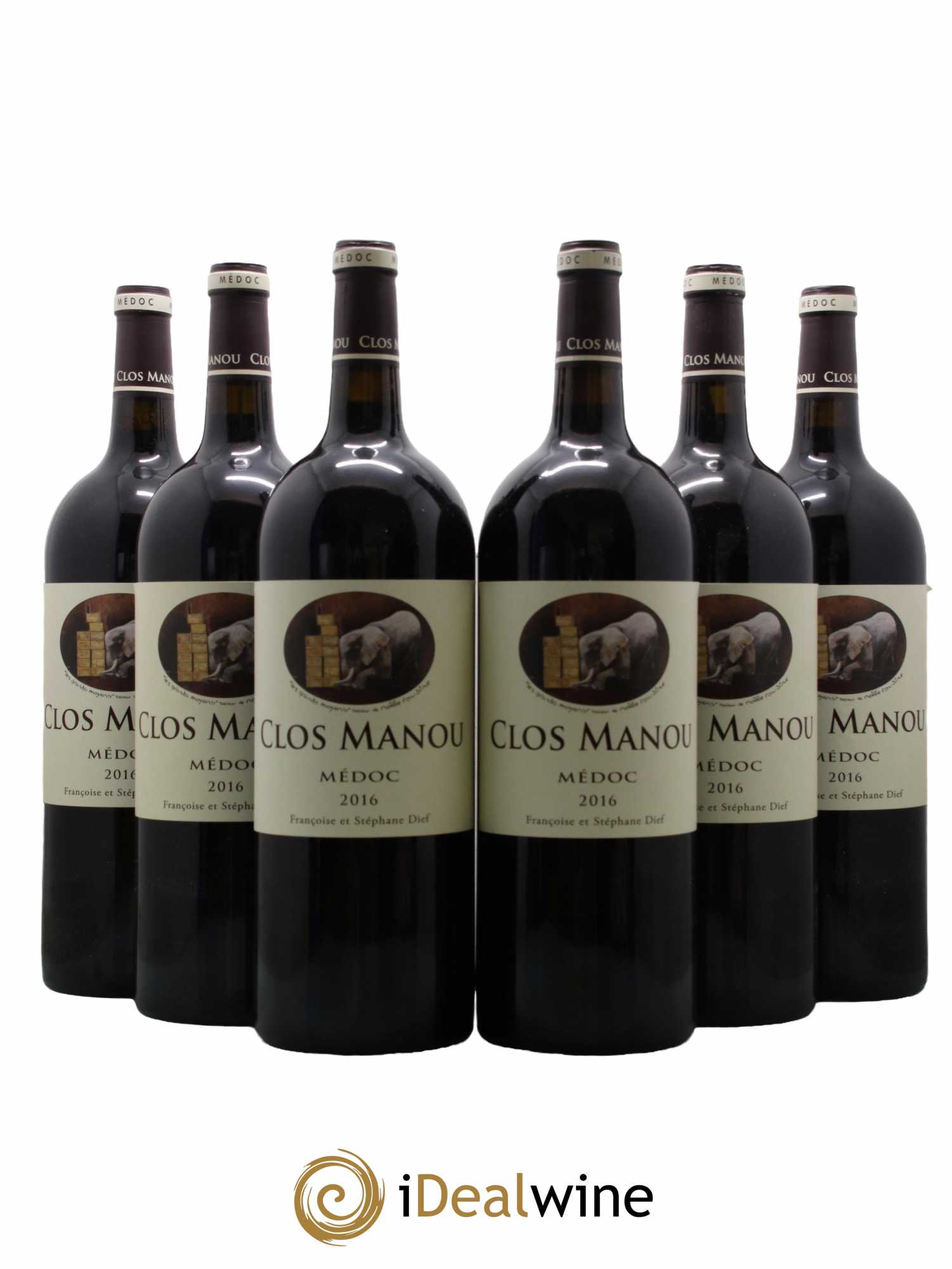 Clos Manou 2016 - Lot de 6 magnums - 0
