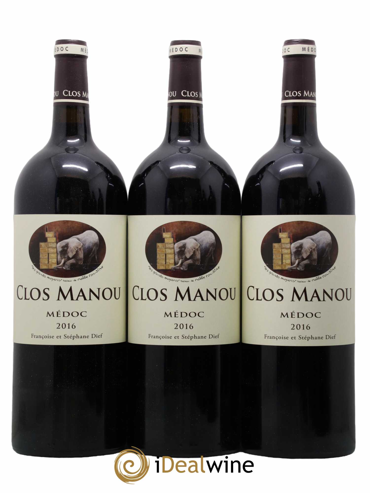 Clos Manou 2016 - Lot de 6 magnums - 2