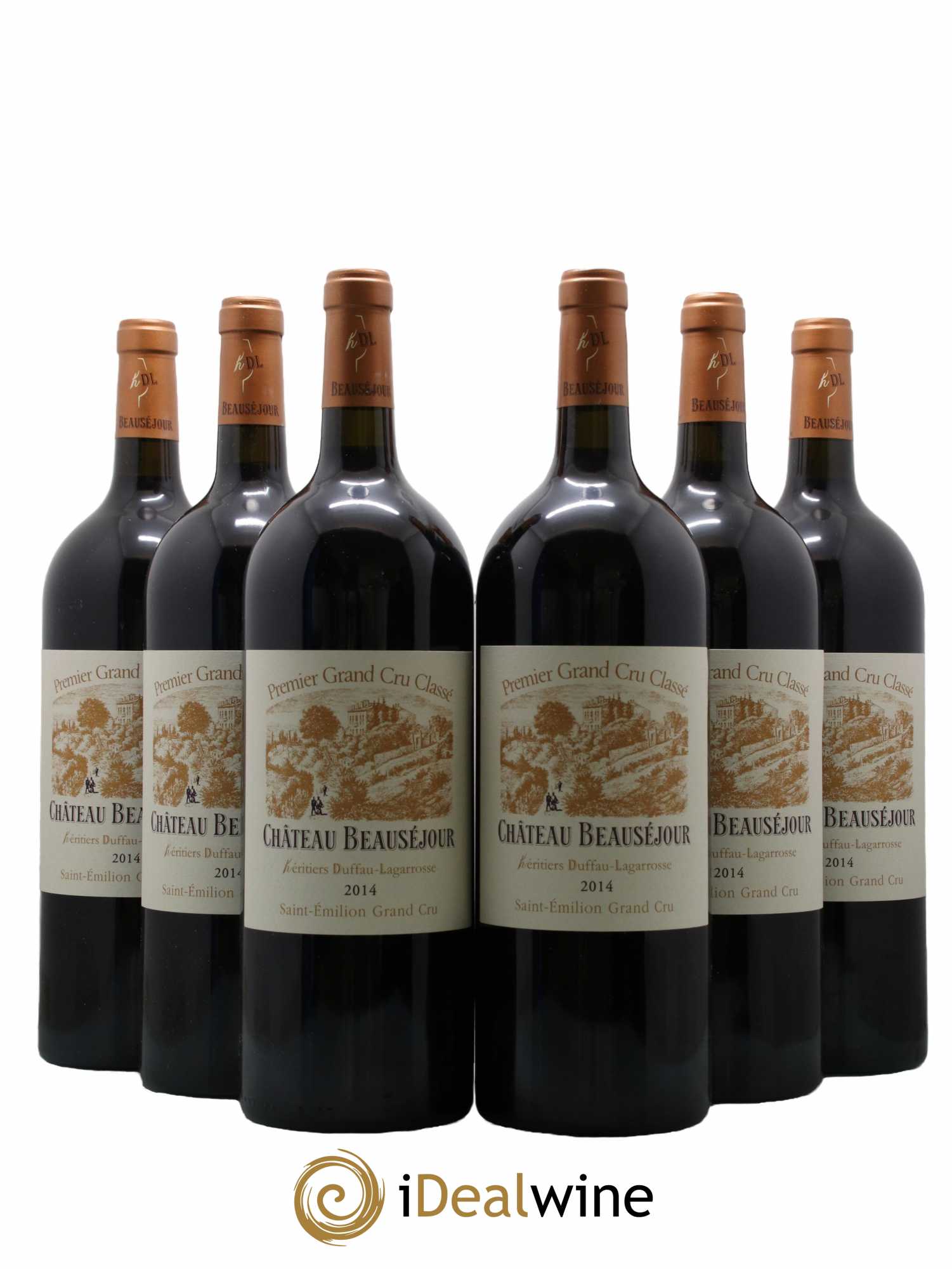 Château Beauséjour (Duffau-Lagarrosse) 1er Grand Cru Classé B 2014 - Lot de 6 magnums - 0