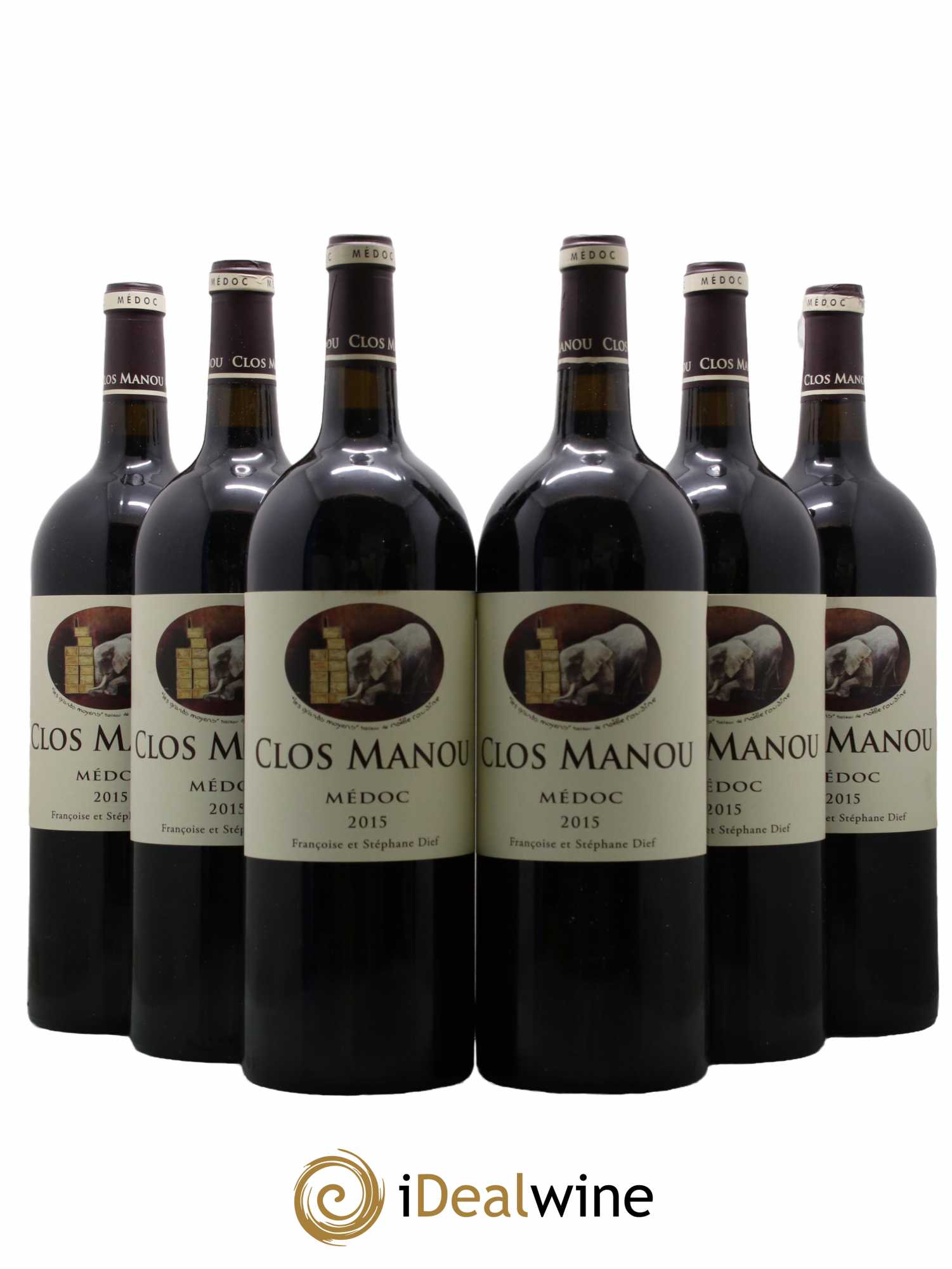 Clos Manou 2015 - Lot de 6 magnums - 0