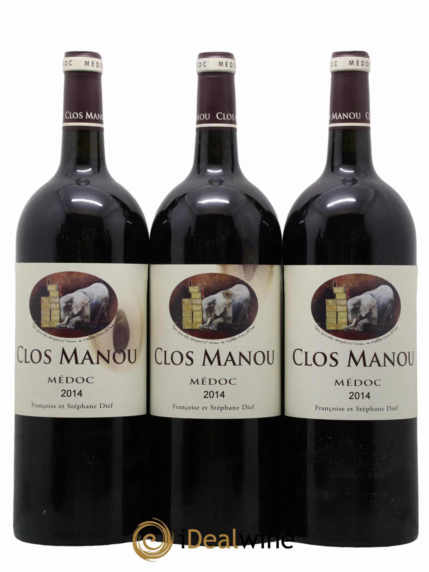 Clos Manou 2014 - Lot de 6 magnums - 1