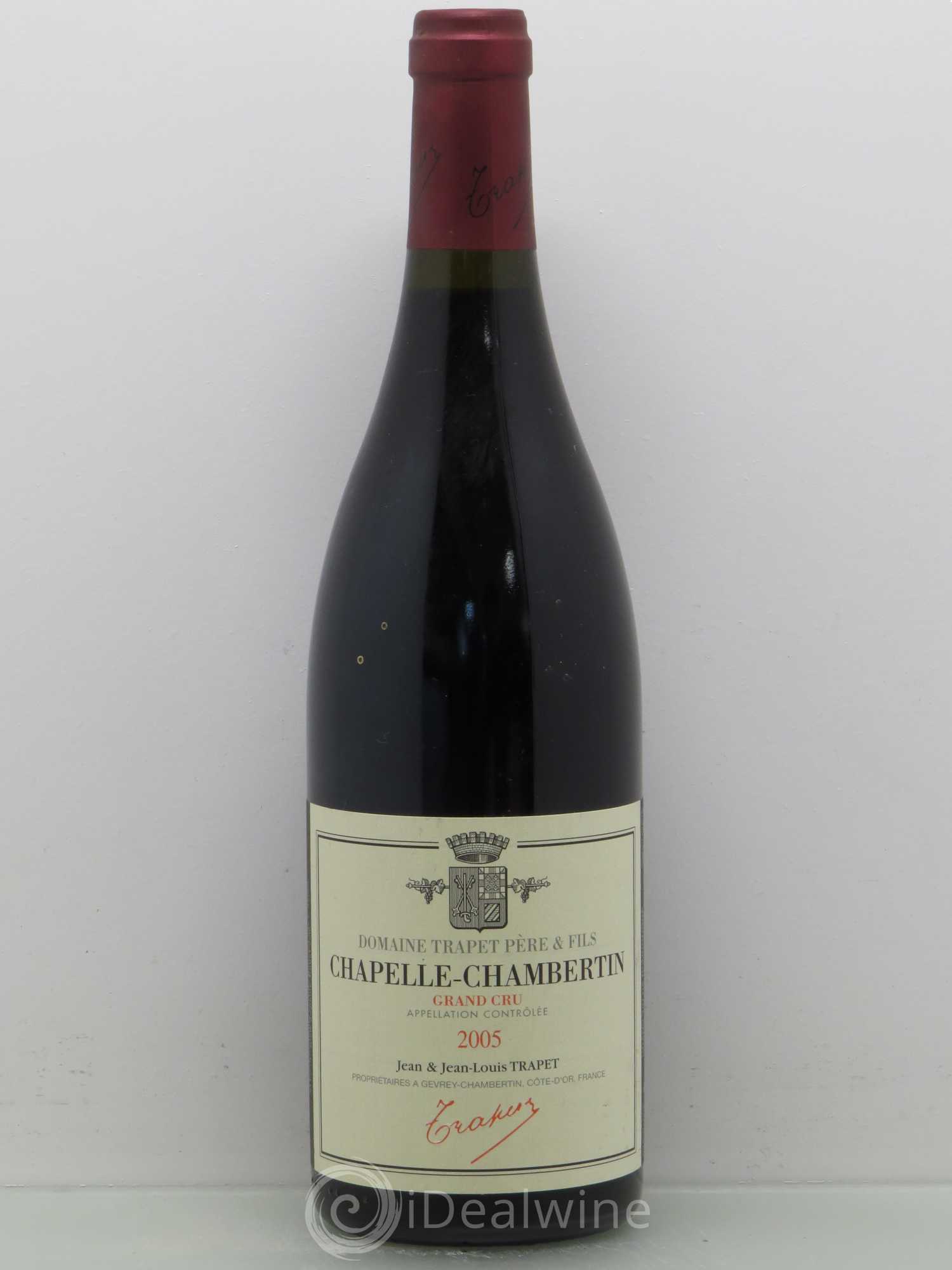 Chapelle-Chambertin Grand Cru Domaine Trapet 2005 - Lot de 1 bouteille - 0