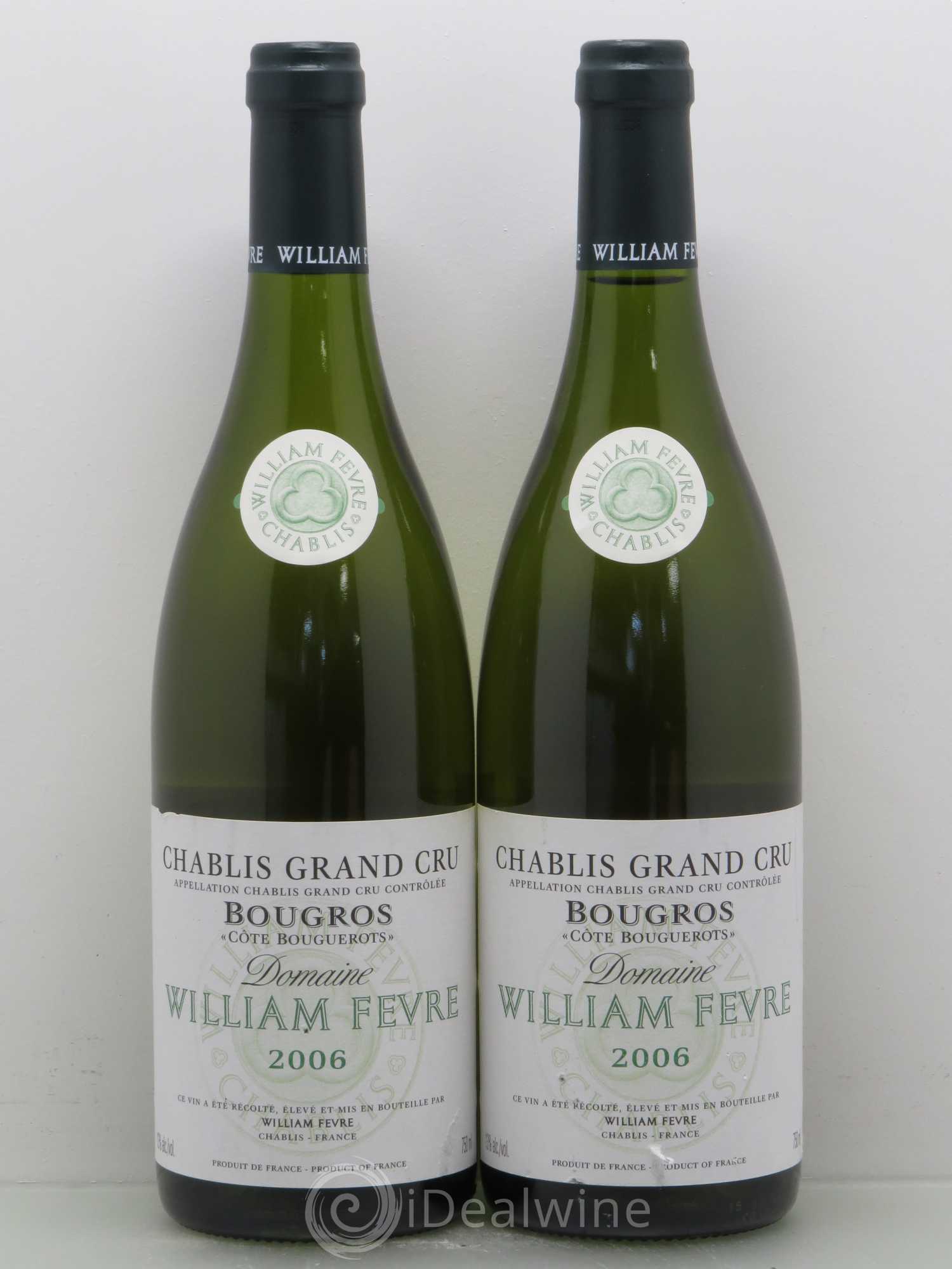 Chablis Grand Cru Bougros William Fèvre 2006 - Lot de 2 bouteilles - 0