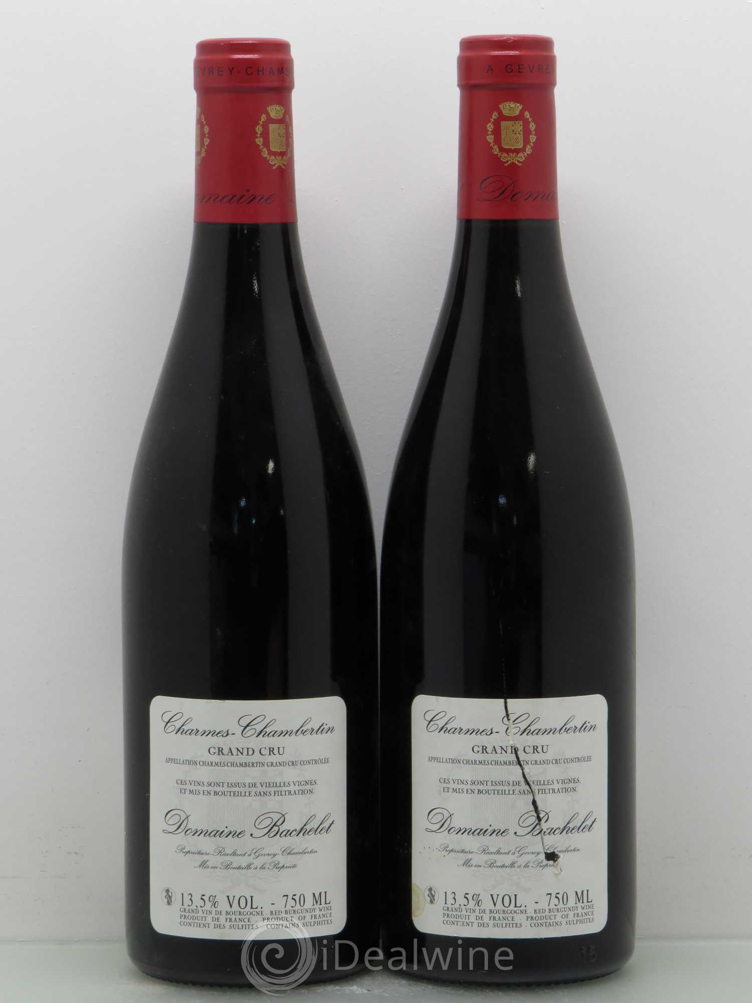 Charmes-Chambertin Grand Cru Vieilles Vignes Denis Bachelet (Domaine) Vieilles Vignes  2006 - Lot de 2 bouteilles - 1