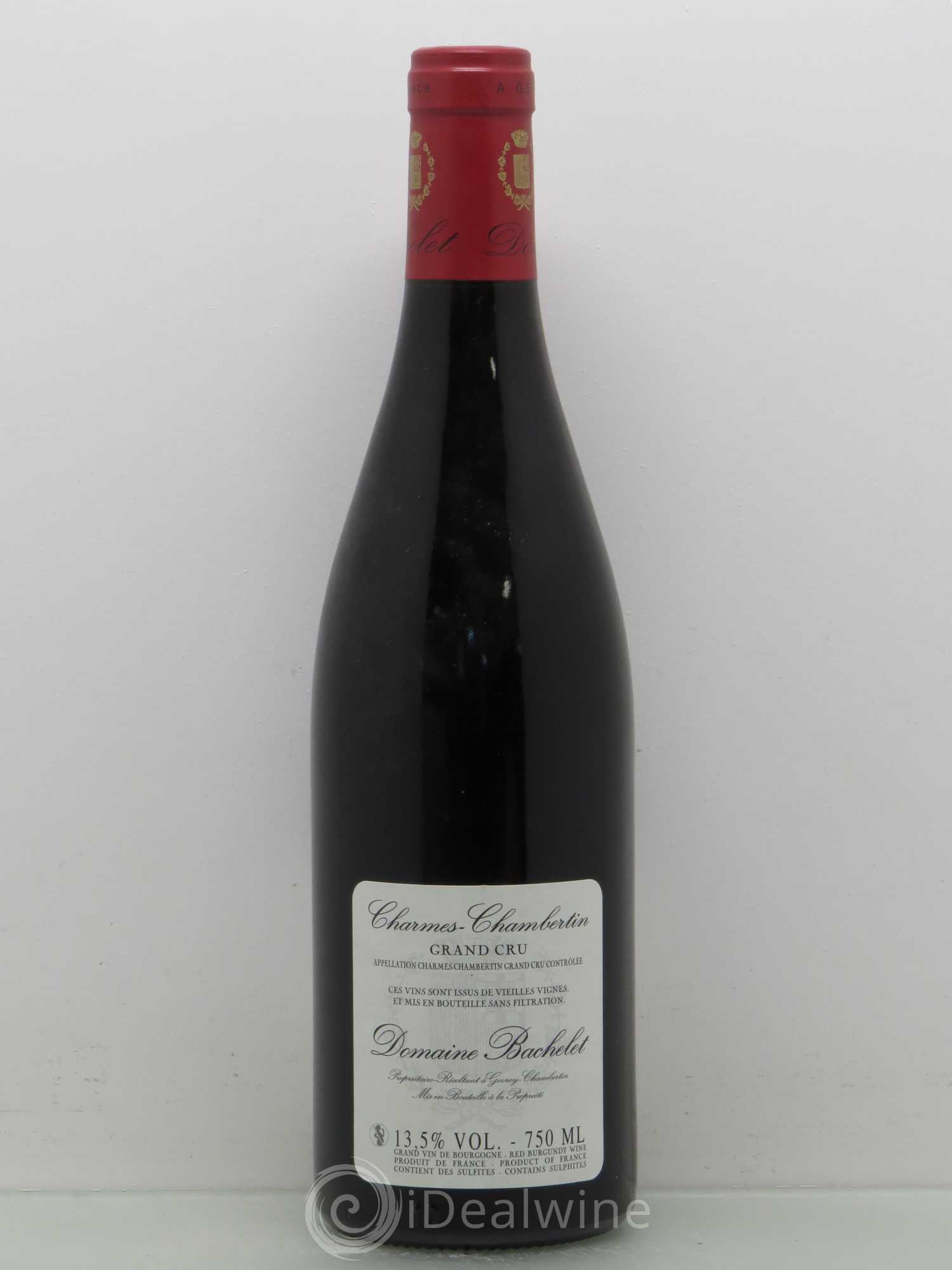 Charmes-Chambertin Grand Cru Vieilles Vignes Denis Bachelet (Domaine) Vieilles Vignes 2006 - Lot de 1 bouteille - 1