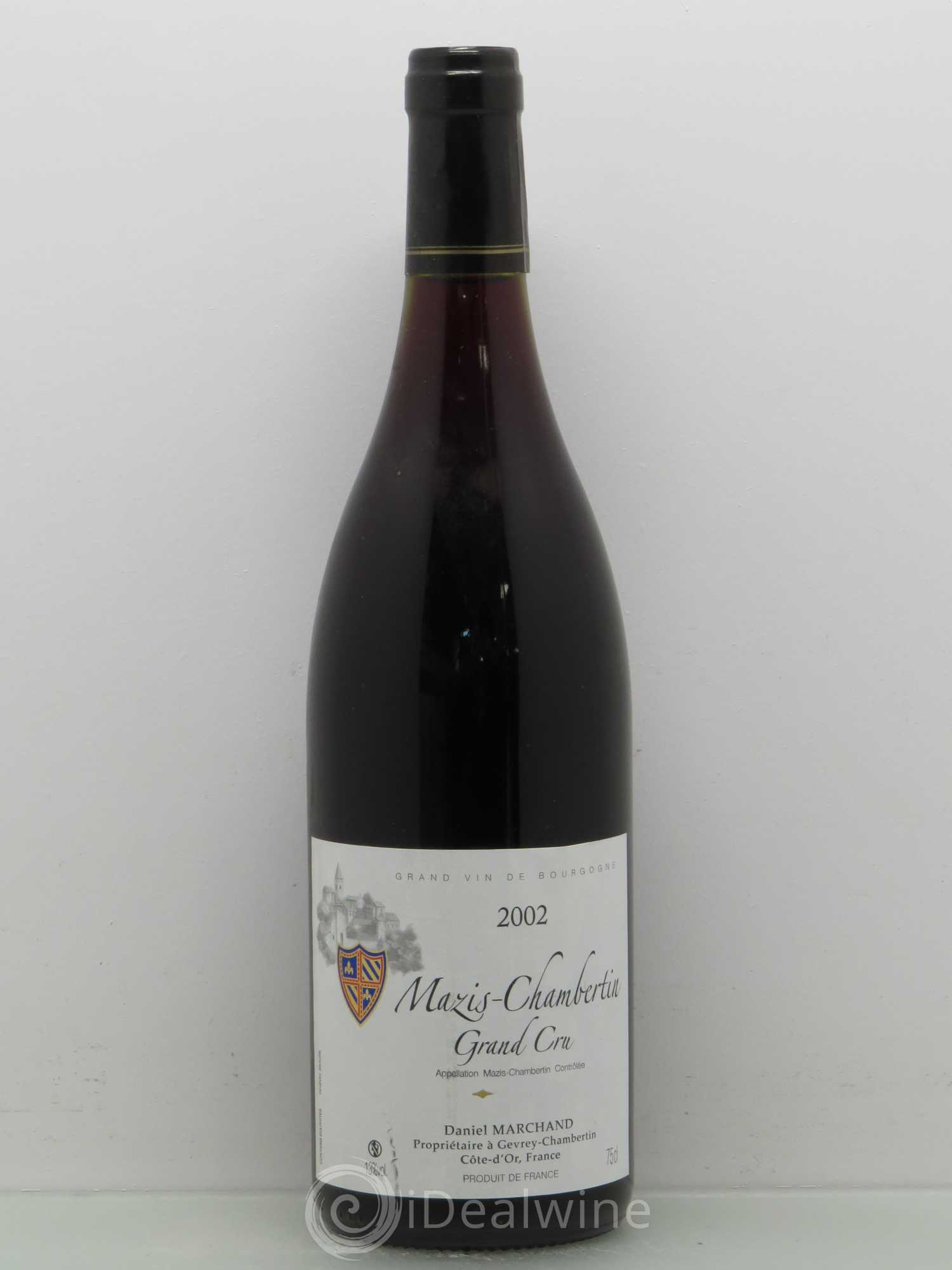 Mazis-Chambertin Grand Cru Marchand 2002 - Lot de 1 bouteille - 0