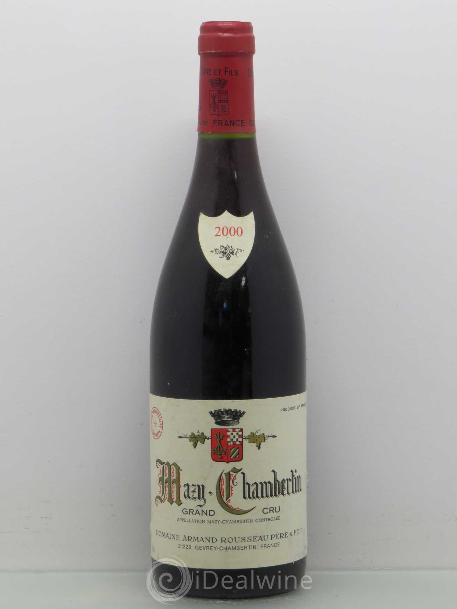 Mazis-Chambertin Grand Cru Armand Rousseau (Domaine) 2000 - Lot de 1 bouteille - 0