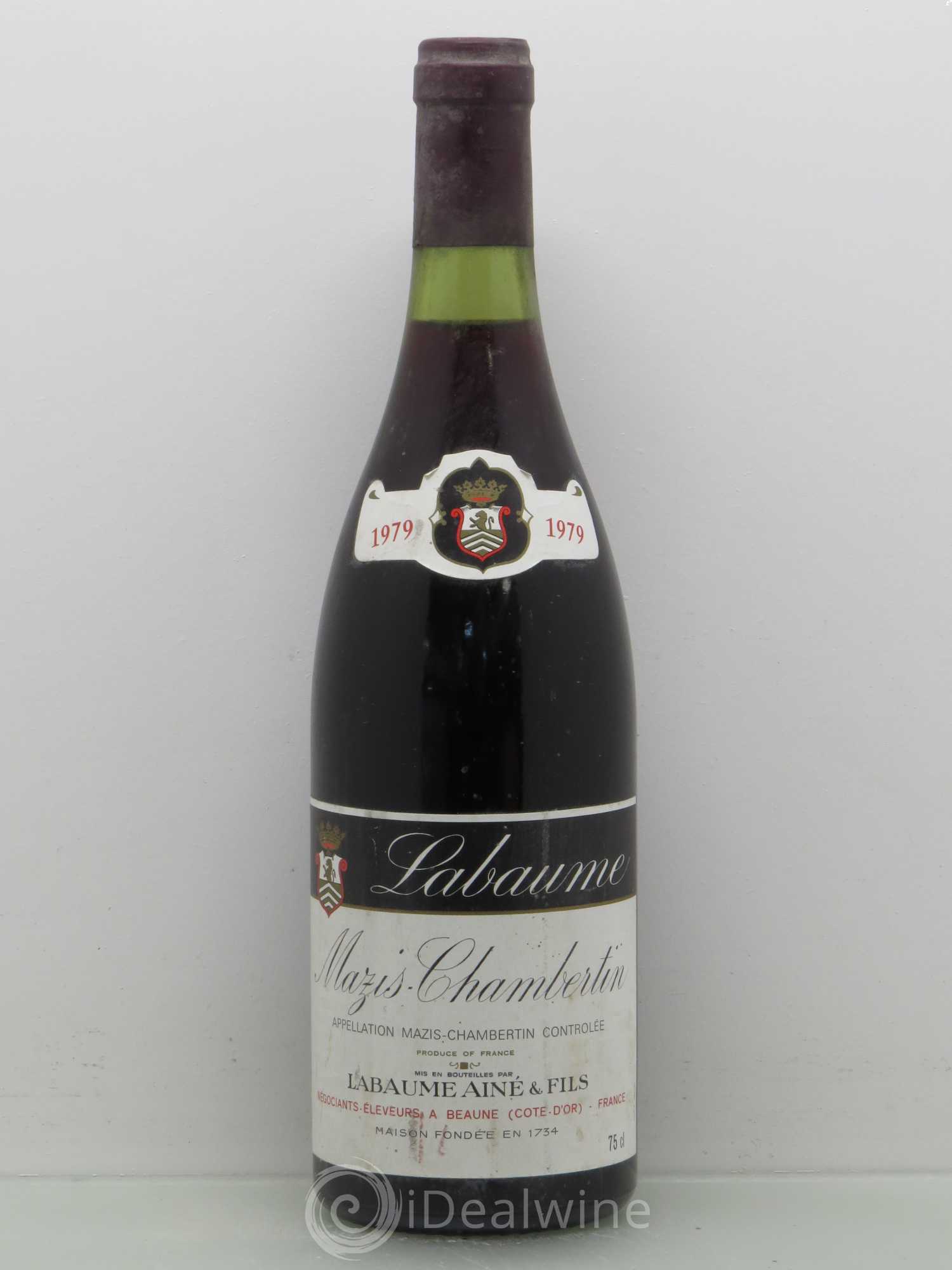 Mazis-Chambertin Grand Cru Maison Labaume 1979 - Lot de 1 bouteille - 0