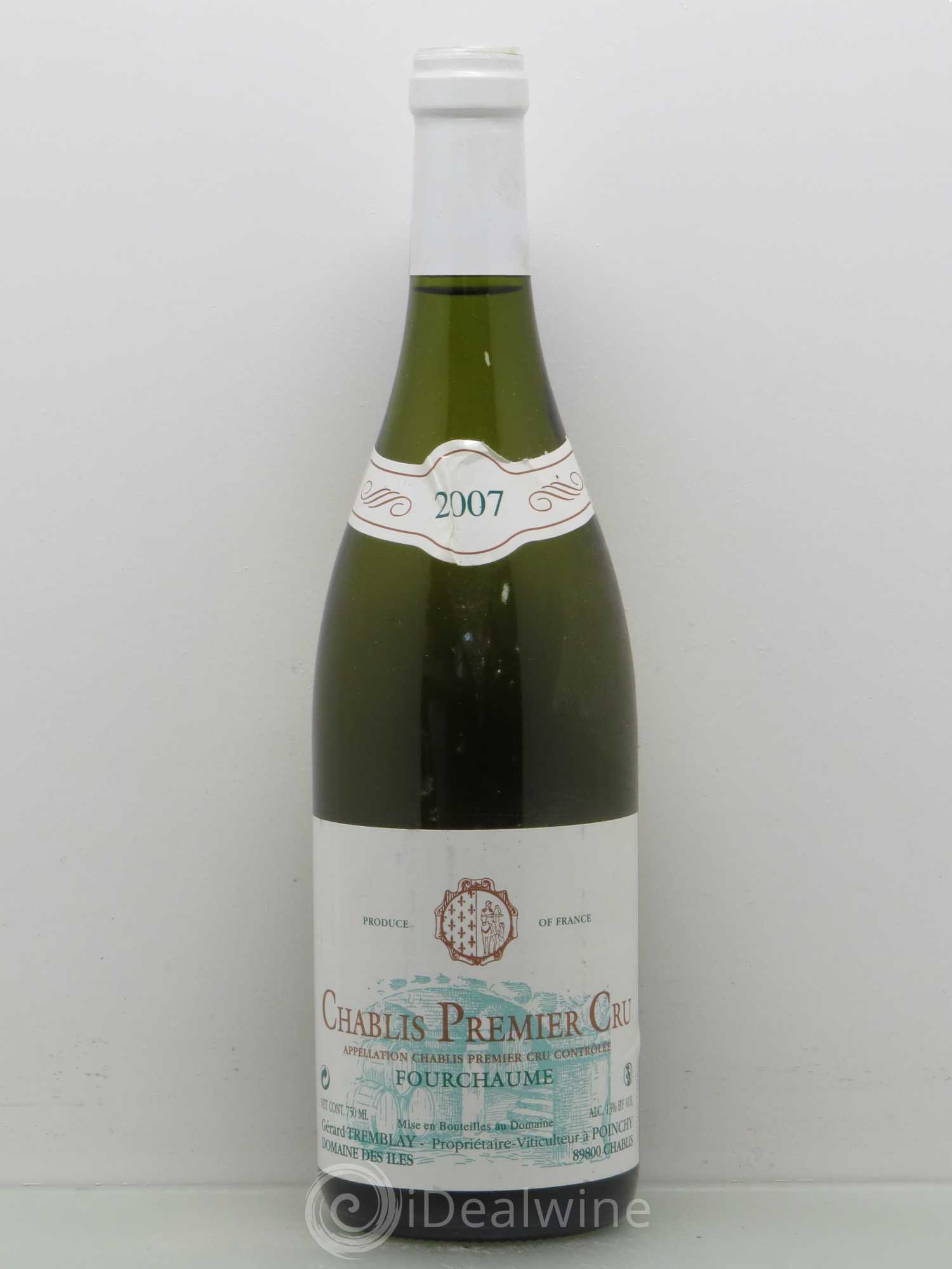 Chablis 1er Cru Fourchaume Gérard Tremblay 2007 - Posten von 1 Flasche - 0