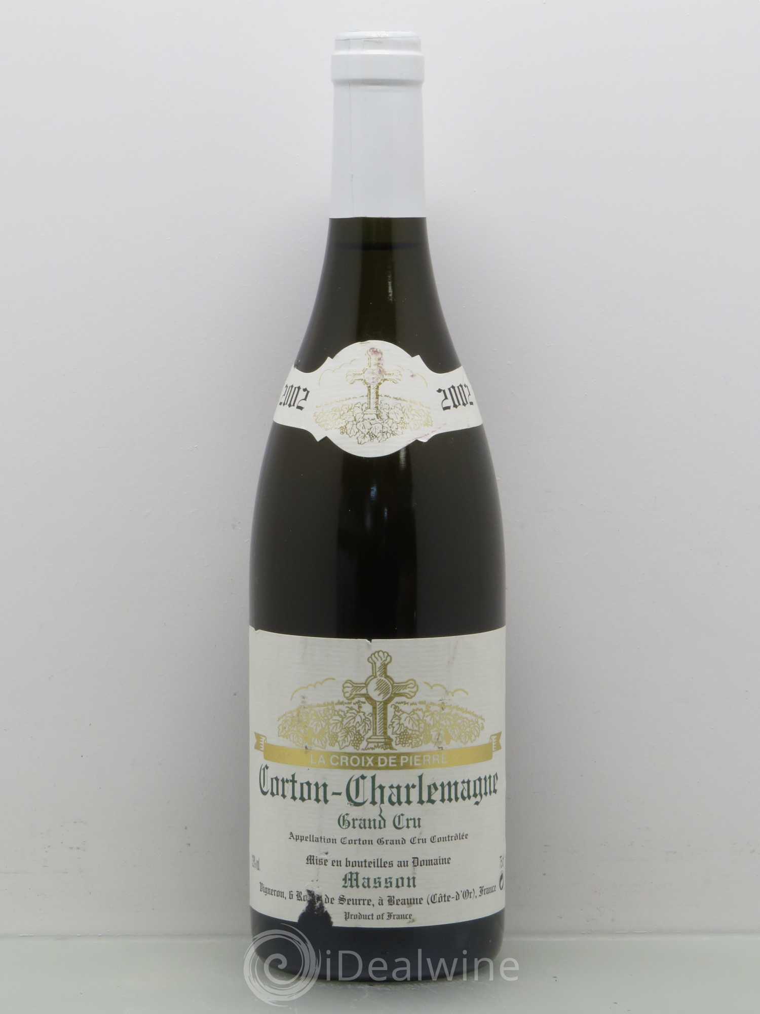Corton-Charlemagne Grand Cru La Croix de Pierre Masson 2002 - Posten von 1 Flasche - 0