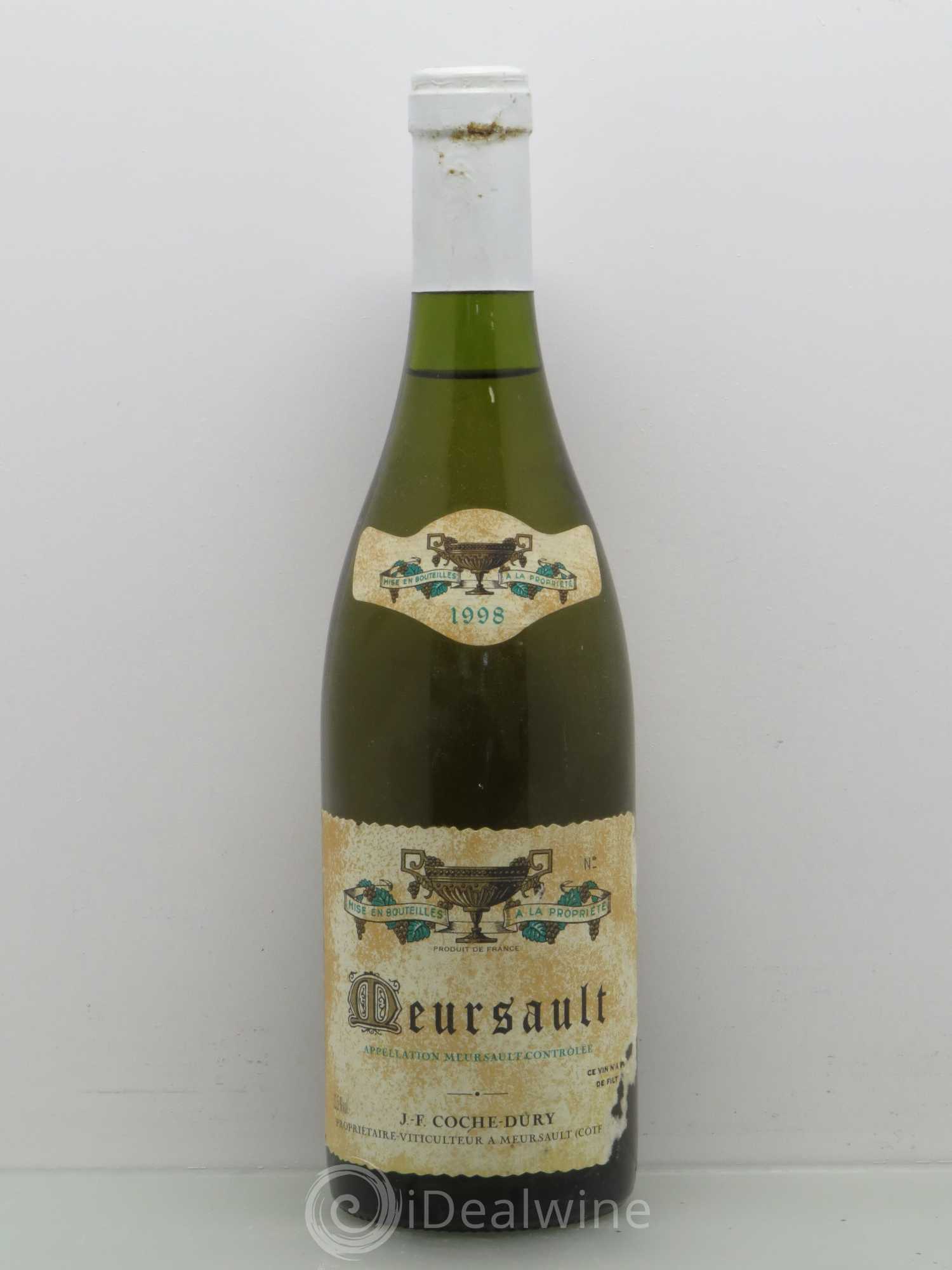 Meursault Coche Dury (Domaine) 1998 - Lot de 1 bouteille - 0