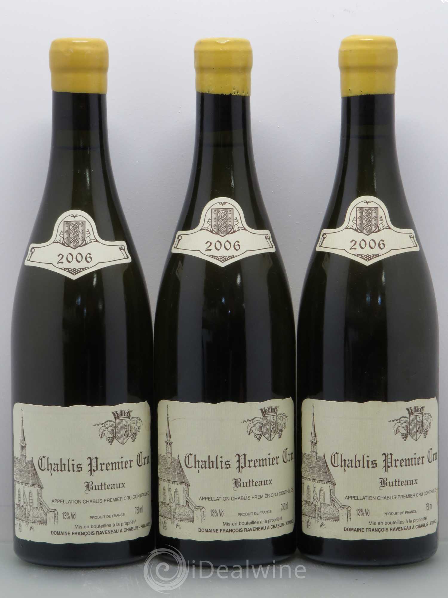 Chablis 1er Cru Butteaux Raveneau (Domaine) 2006 - Lot de 3 bouteilles - 0