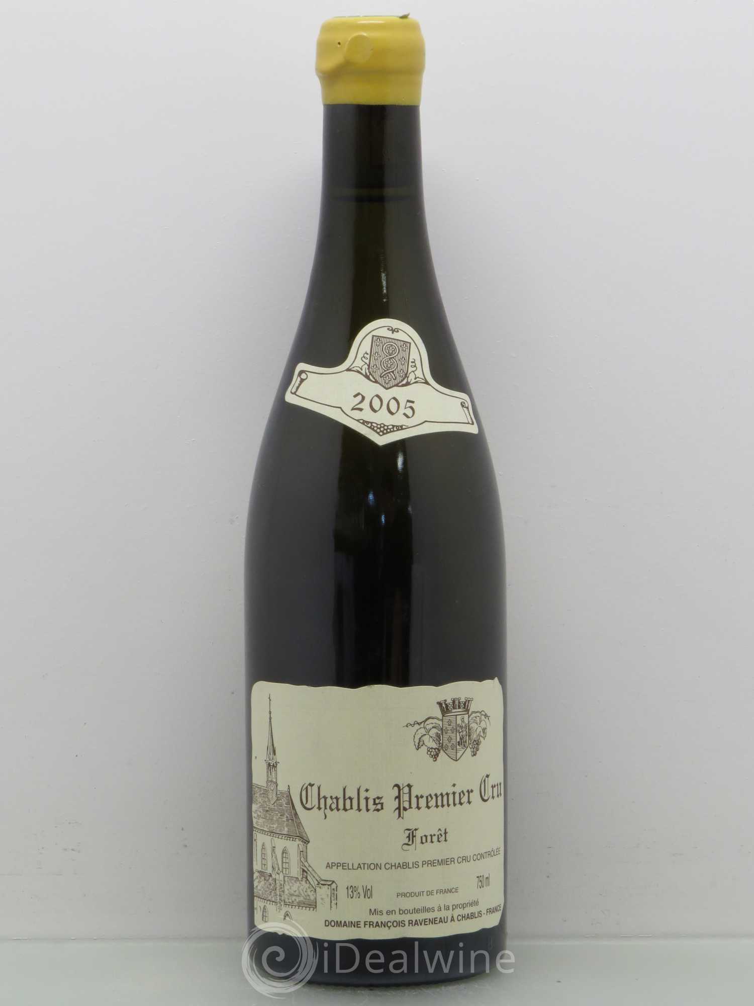 Chablis 1er Cru Forêt Raveneau (Domaine) 2005 - Posten von 1 Flasche - 0