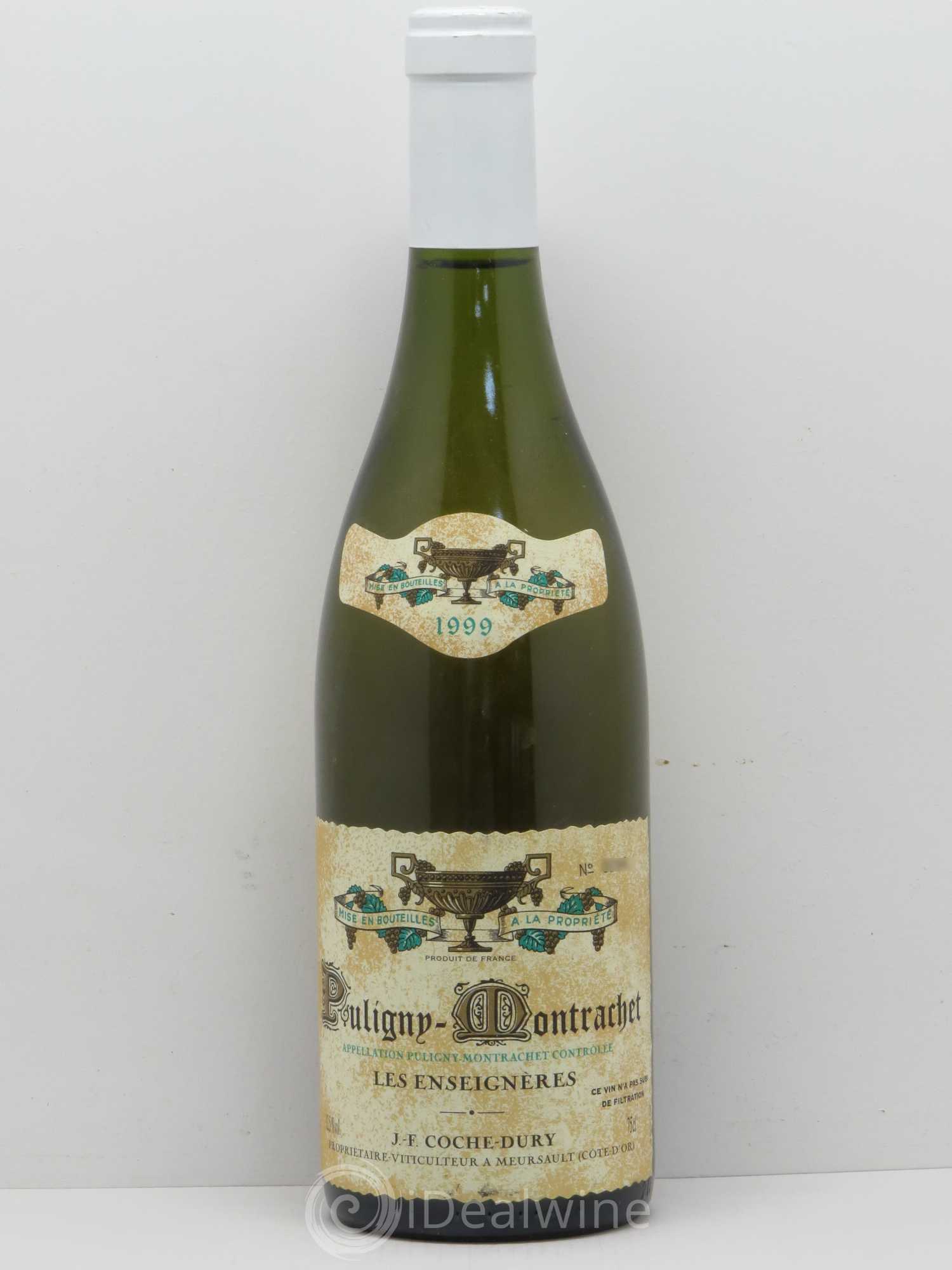 Puligny-Montrachet Les Enseignères Coche Dury (Domaine) 1999 - Lot de 1 bouteille - 0