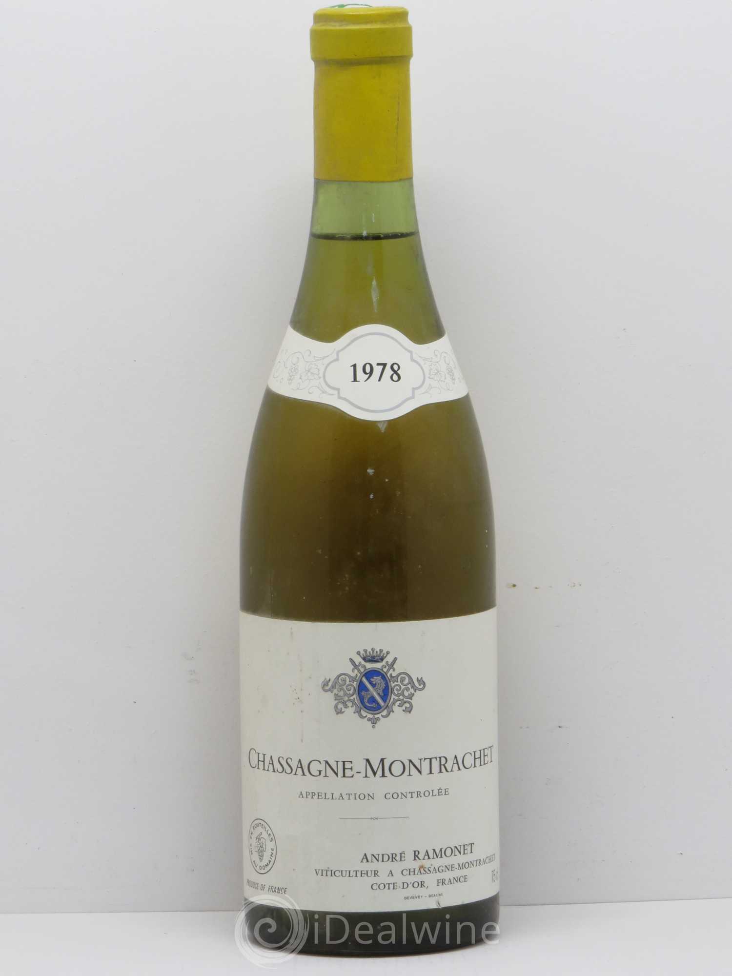 Chassagne-Montrachet André Ramonet 1978 - Lot de 1 bouteille - 0