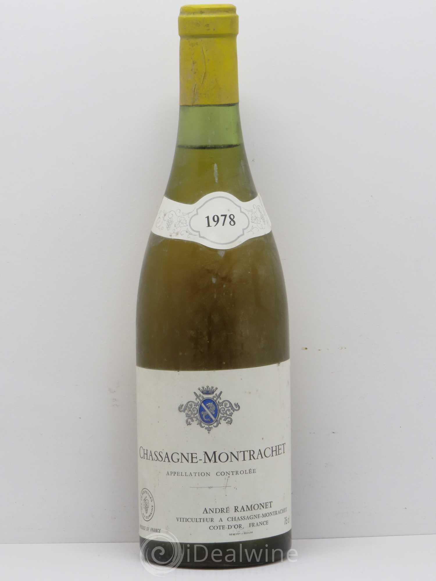 Chassagne-Montrachet André Ramonet 1978 - Lot de 1 bouteille - 0