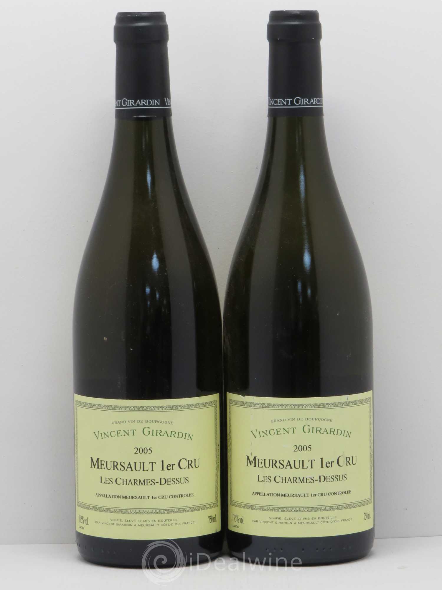 Meursault 1er Cru Les Charmes Dessus Domaine Vincent Girardin 2005 - Posten von 5 Flaschen - 2