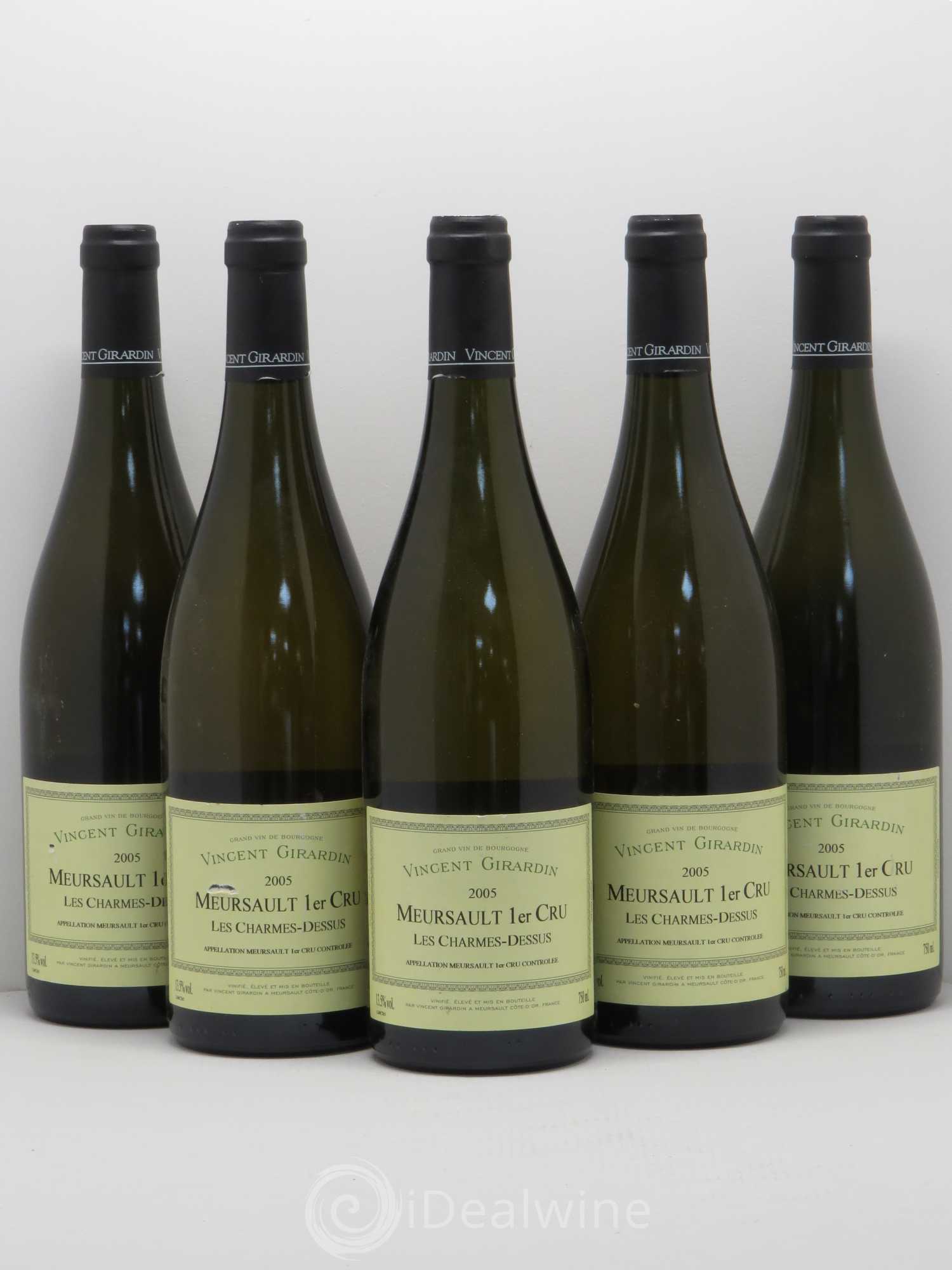 Meursault 1er Cru Les Charmes Dessus Domaine Vincent Girardin 2005 - Posten von 5 Flaschen - 0