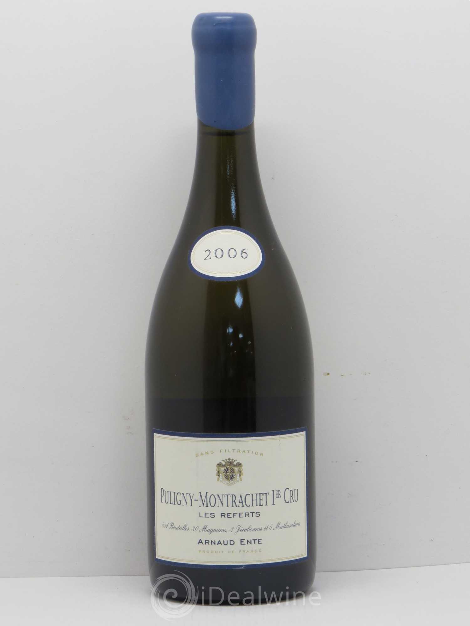 Puligny-Montrachet 1er Cru Les Referts Arnaud Ente 2006 - Posten von 1 Flasche - 0