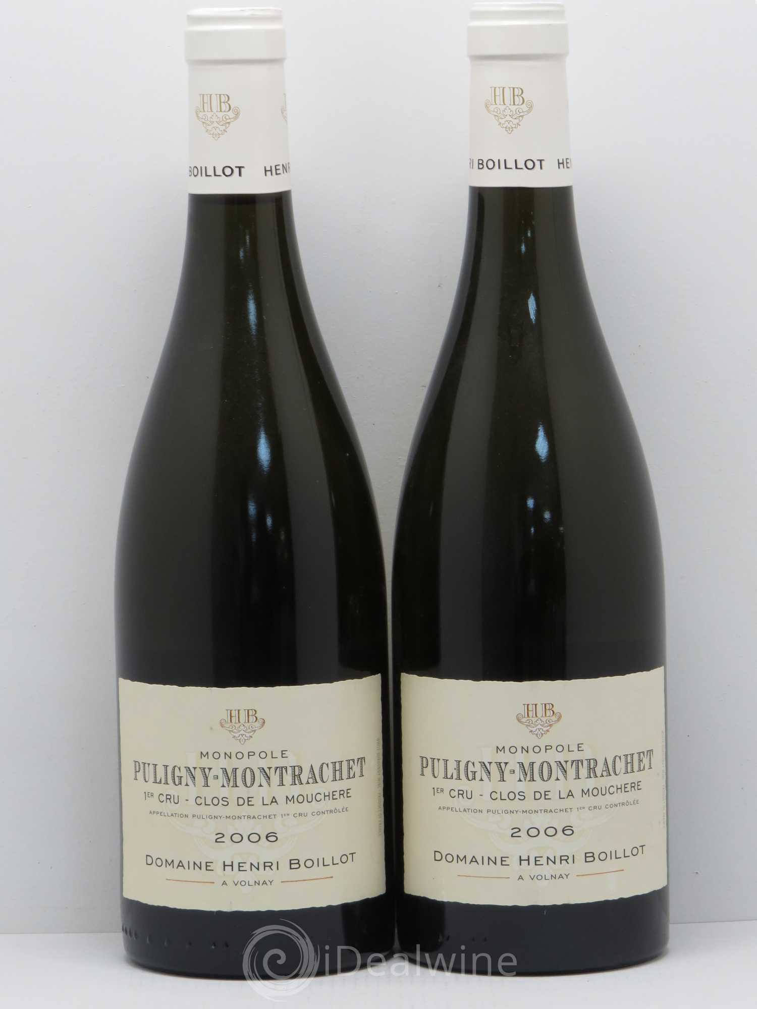 Puligny-Montrachet 1er Cru Clos de la Mouchère Henri Boillot (Domaine) 2006 - Lot de 5 bouteilles - 2