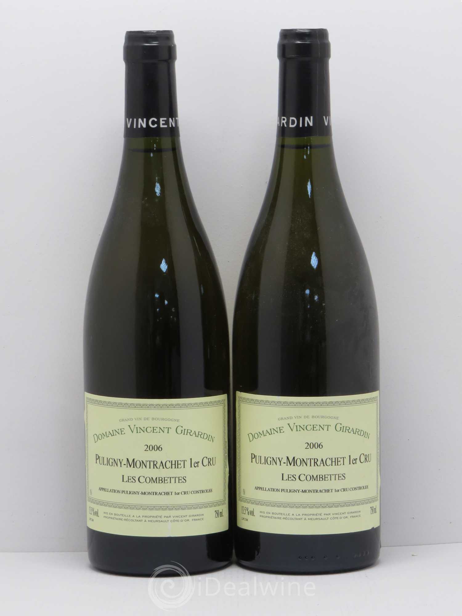 Puligny-Montrachet 1er Cru Les Combettes Domaine Vincent Girardin 2006 - Posten von 2 Flaschen - 0