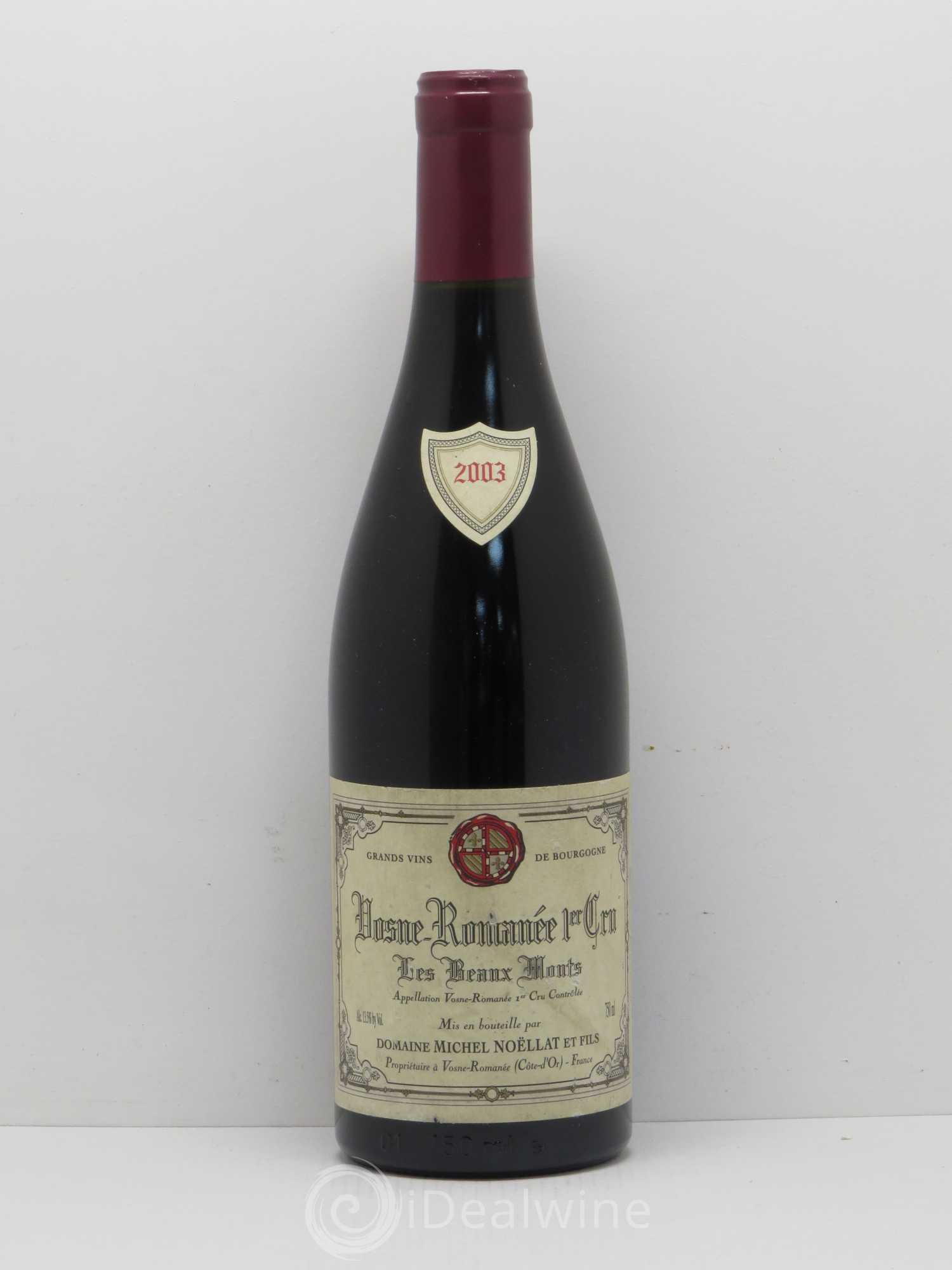 Vosne-Romanée 1er Cru Michel Noellat et Fils 2003 - Posten von 1 Flasche - 0