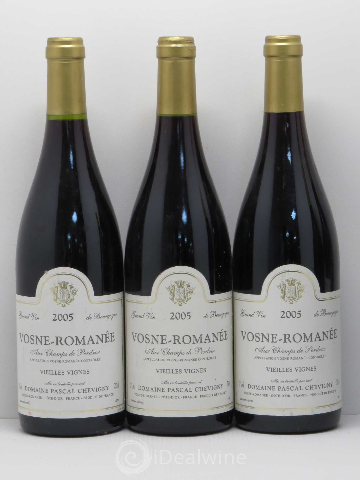 Vosne-Romanée Vieilles vignes Aux Champs de Perdrix Pascal Chevigny 2005 - Posten von 5 Flaschen - 1