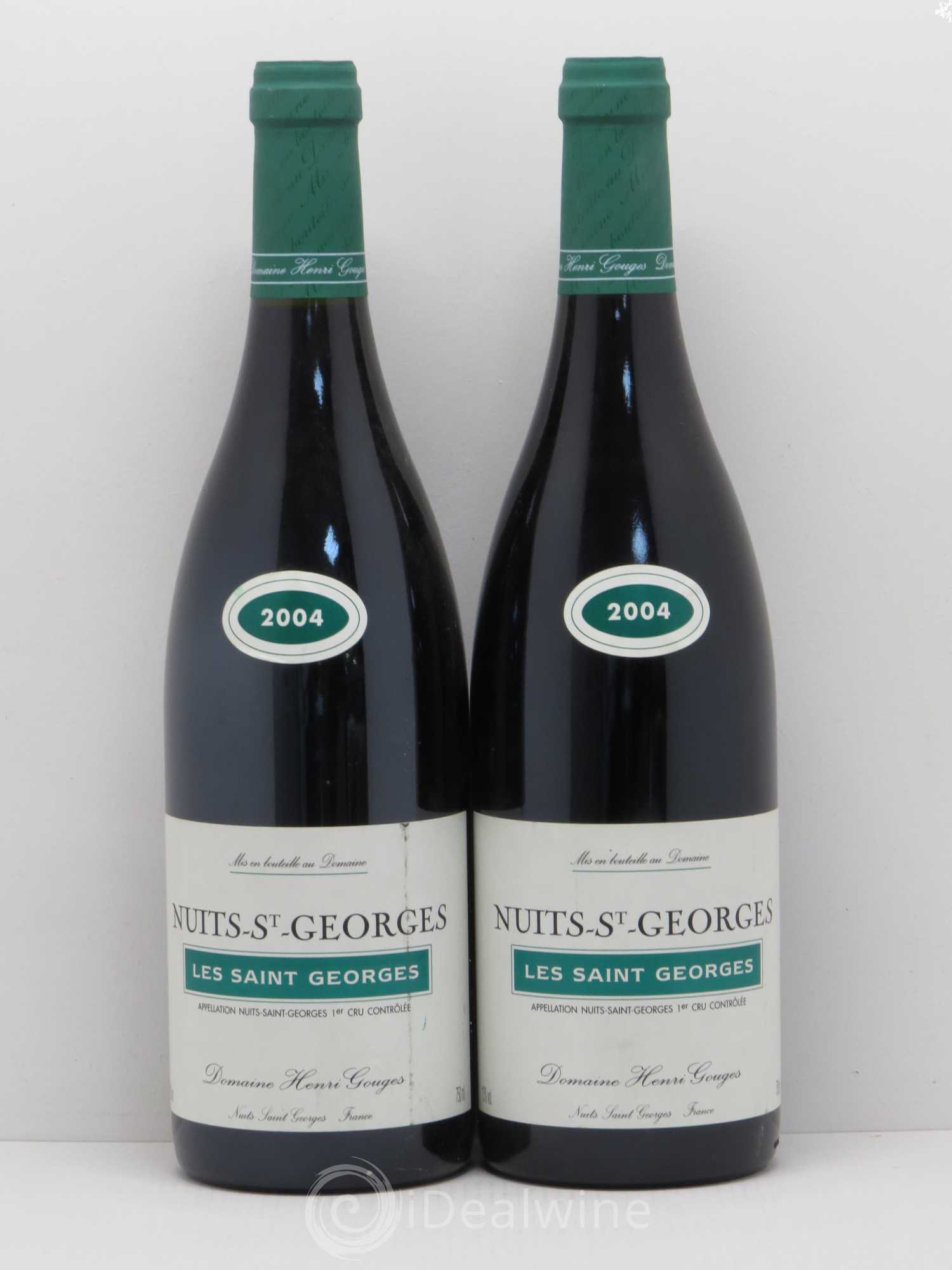 Nuits-Saint-Georges 1er Cru Les Saints Georges Henri Gouges 2004 - Posten von 2 Flaschen - 0