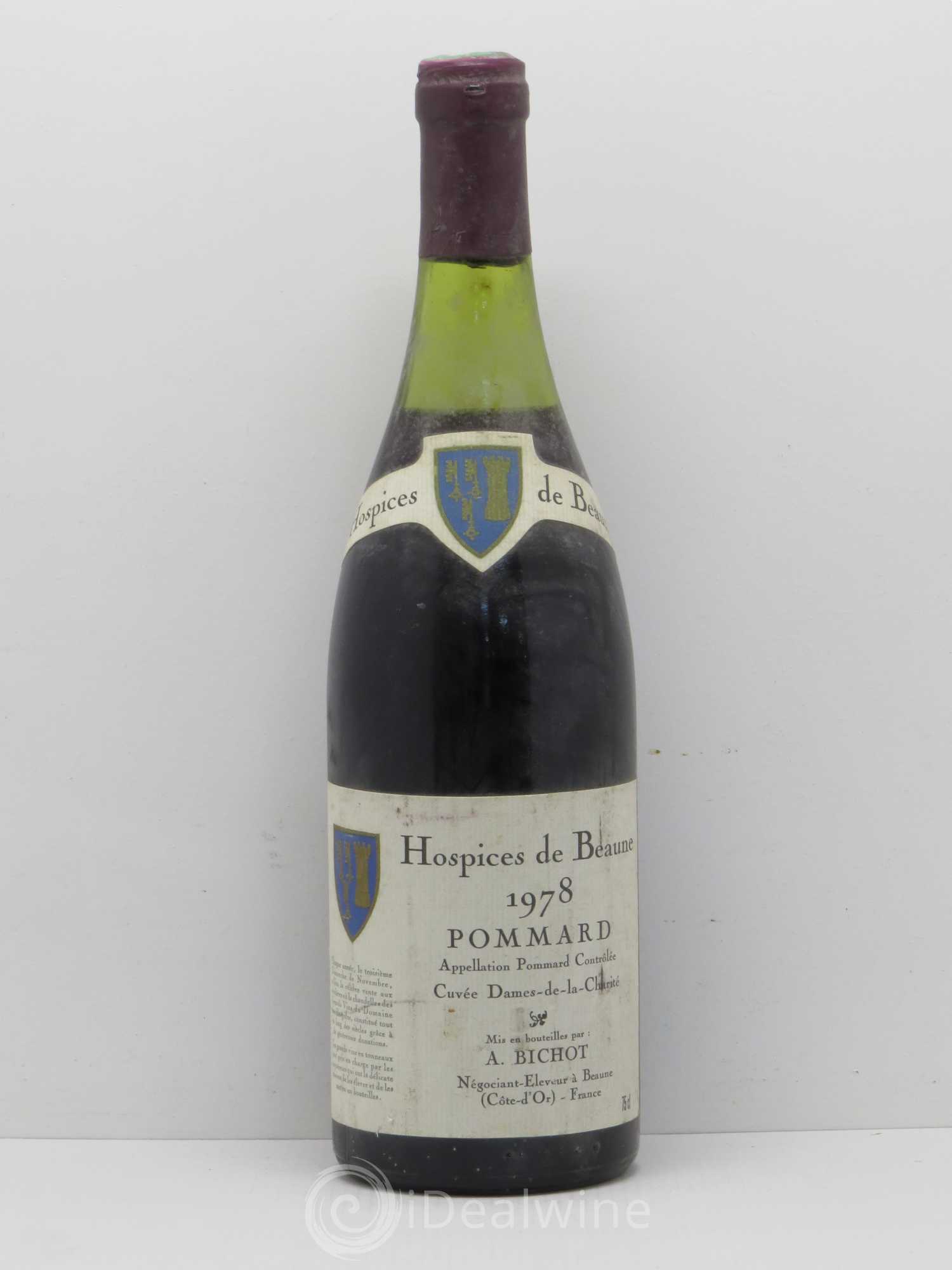 Pommard Hospices de Beaune Bichot 1978 - Posten von 1 Flasche - 0