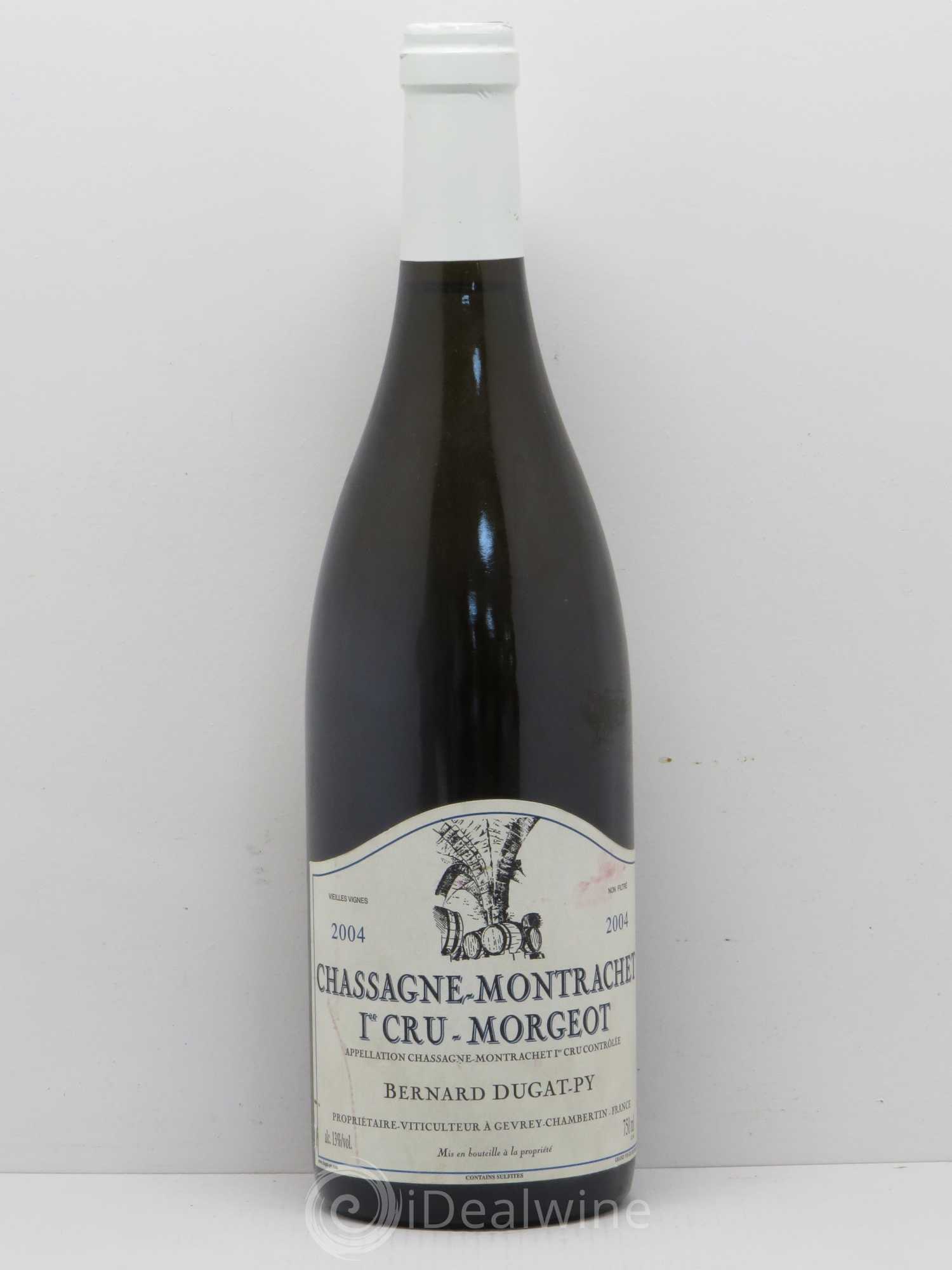 Chassagne-Montrachet 1er Cru Morgeot Dugat-Py 2004 - Lot de 1 bouteille - 0