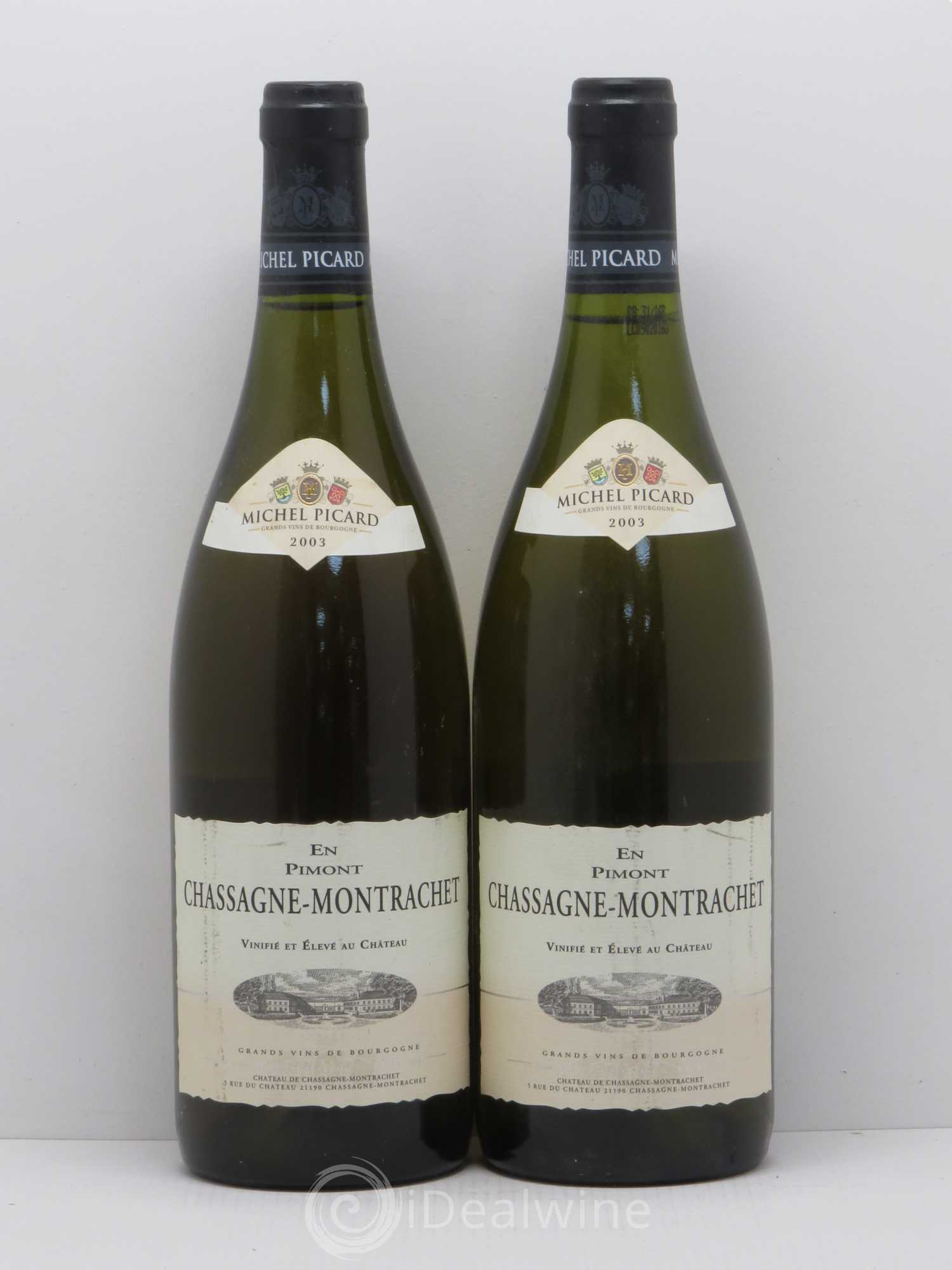 Chassagne-Montrachet En Pimont Michel Picard 2003 - Posten von 2 Flaschen - 0