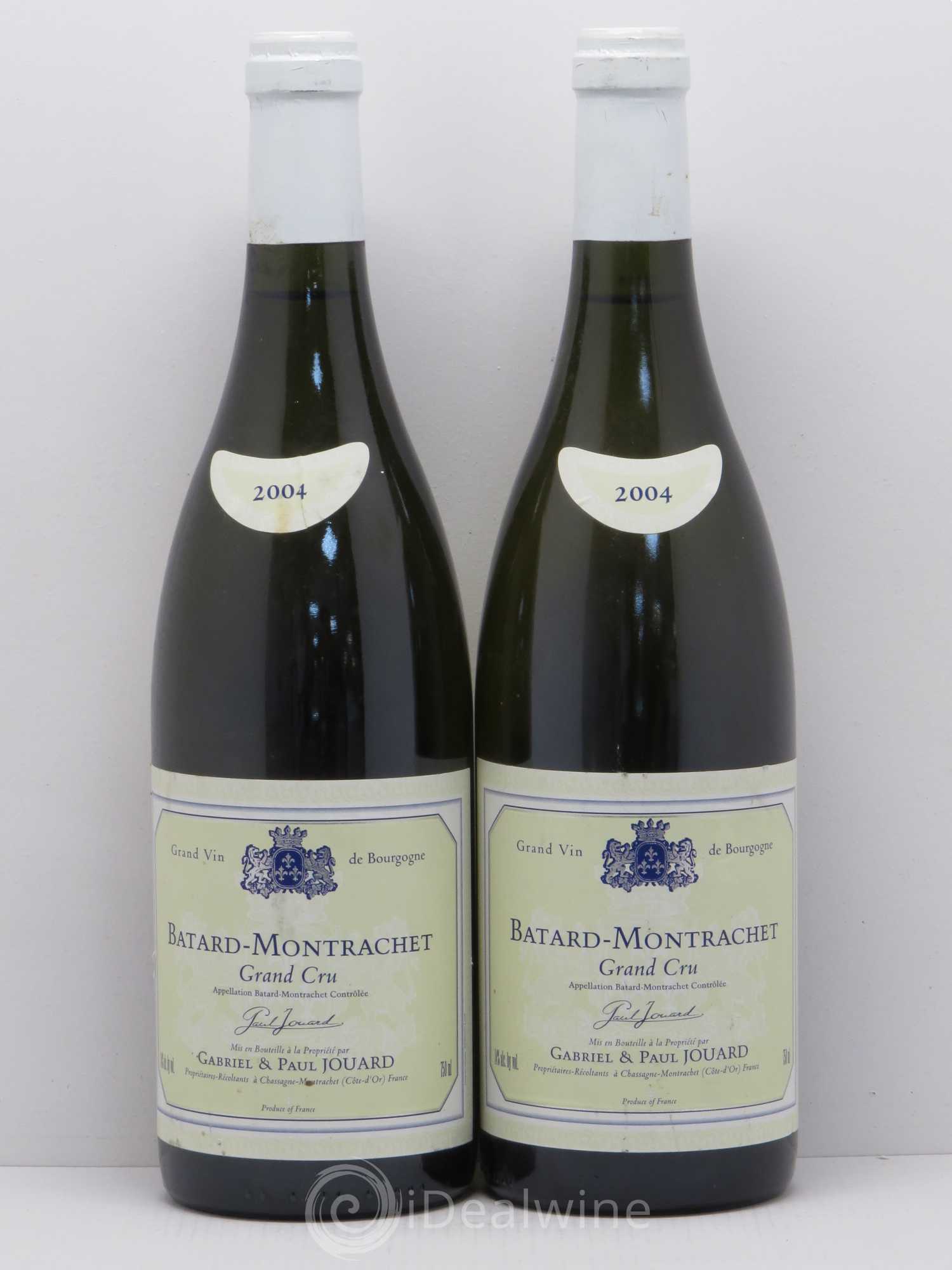 Bâtard-Montrachet Grand Cru Gabriel et Paul Jouard 2004 - Posten von 2 Flaschen - 0