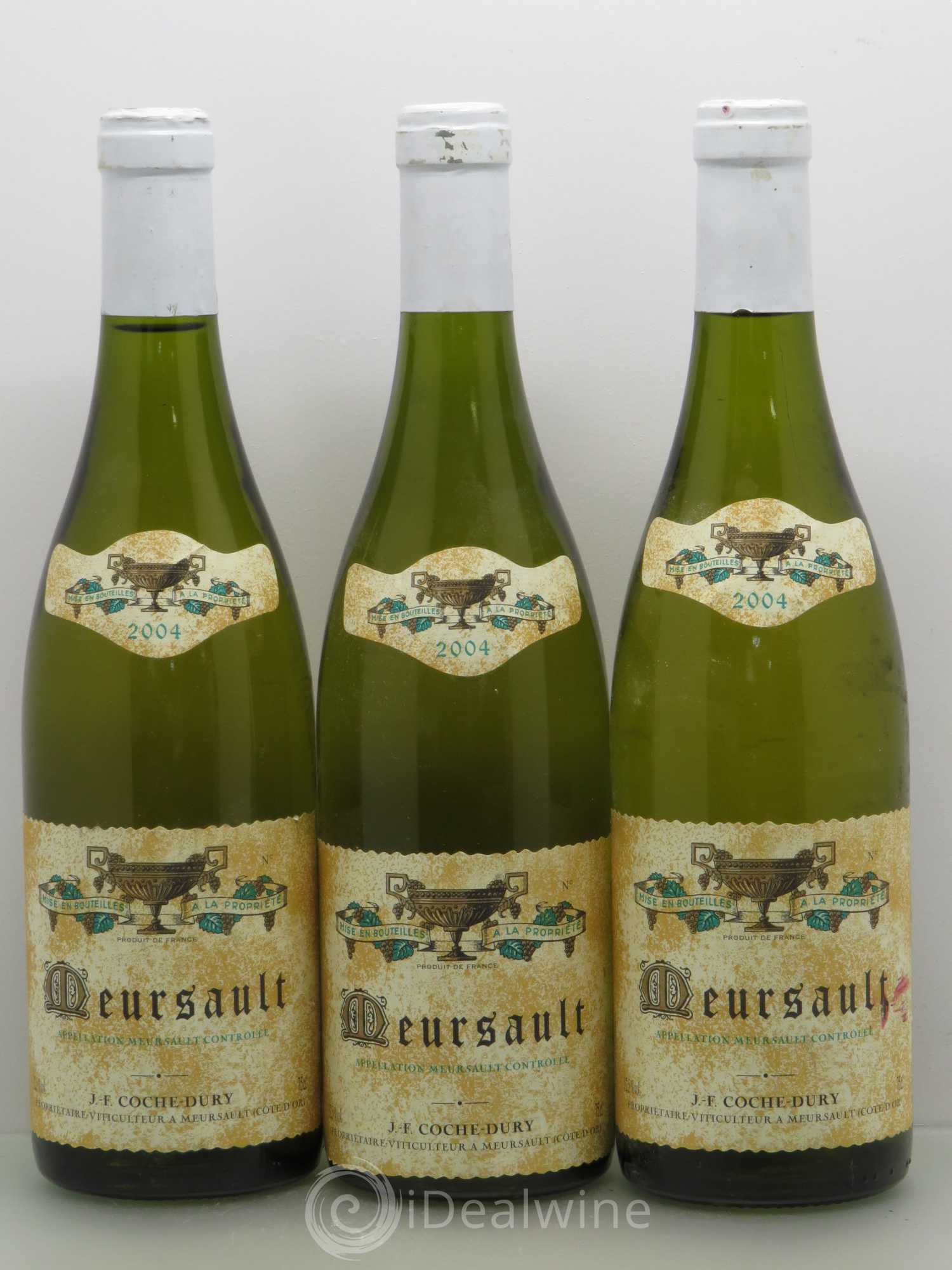 Meursault Coche Dury (Domaine) 2004 - Lot de 3 bouteilles - 0