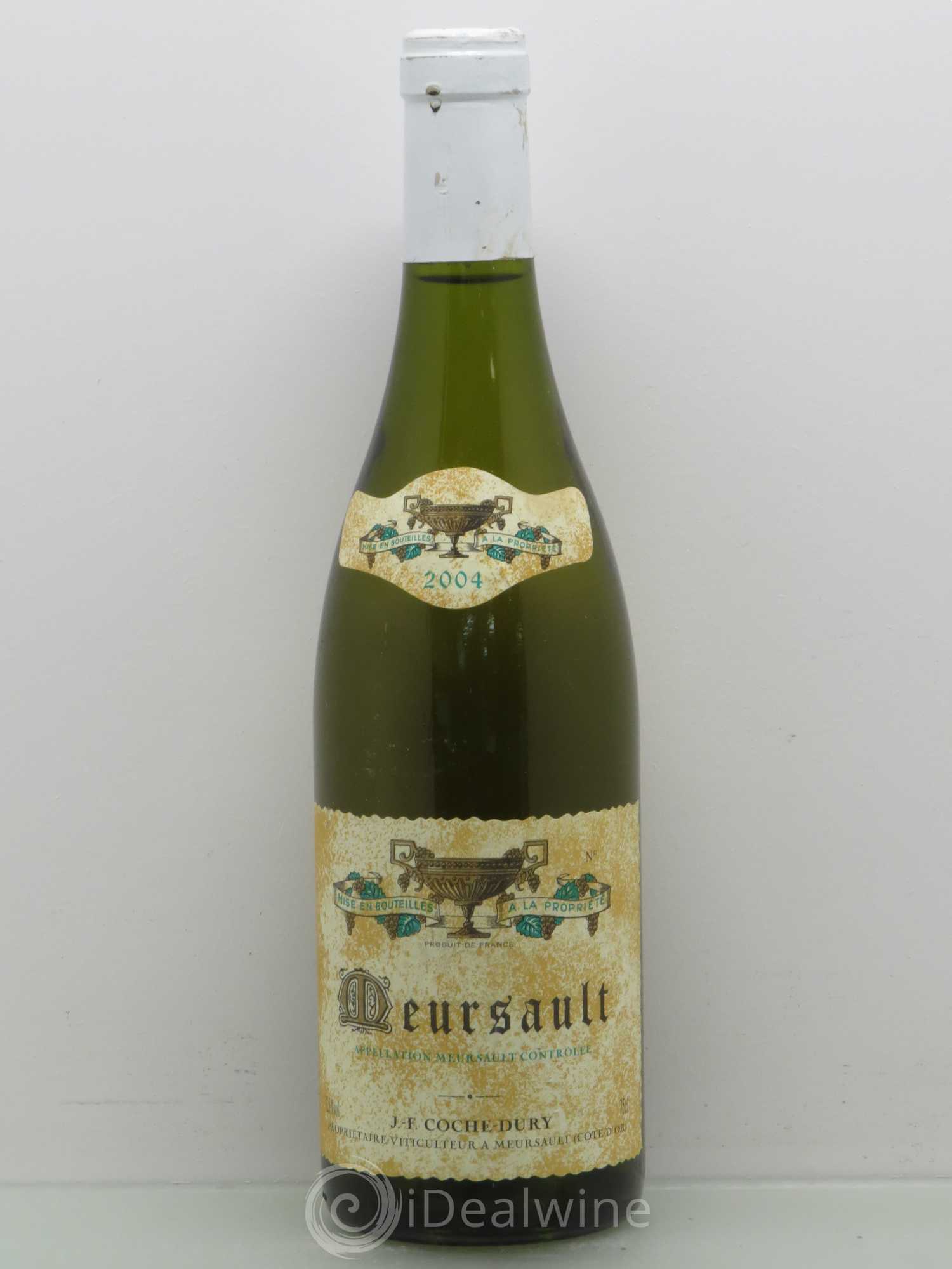 Meursault Coche Dury (Domaine) 2004 - Lot de 1 bouteille - 0