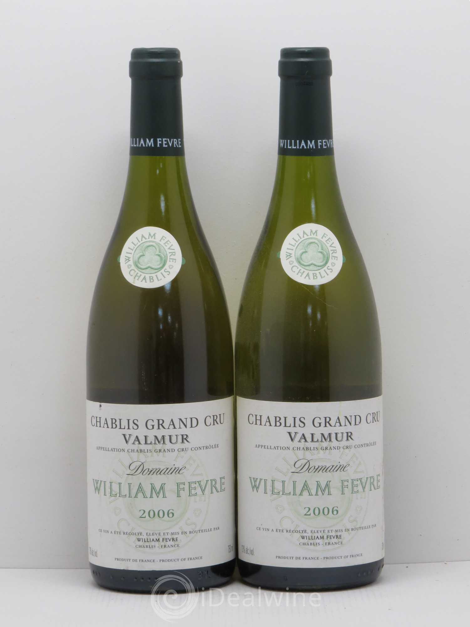 Chablis Grand Cru Valmur William Fèvre 2006 - Lot de 2 bouteilles - 0