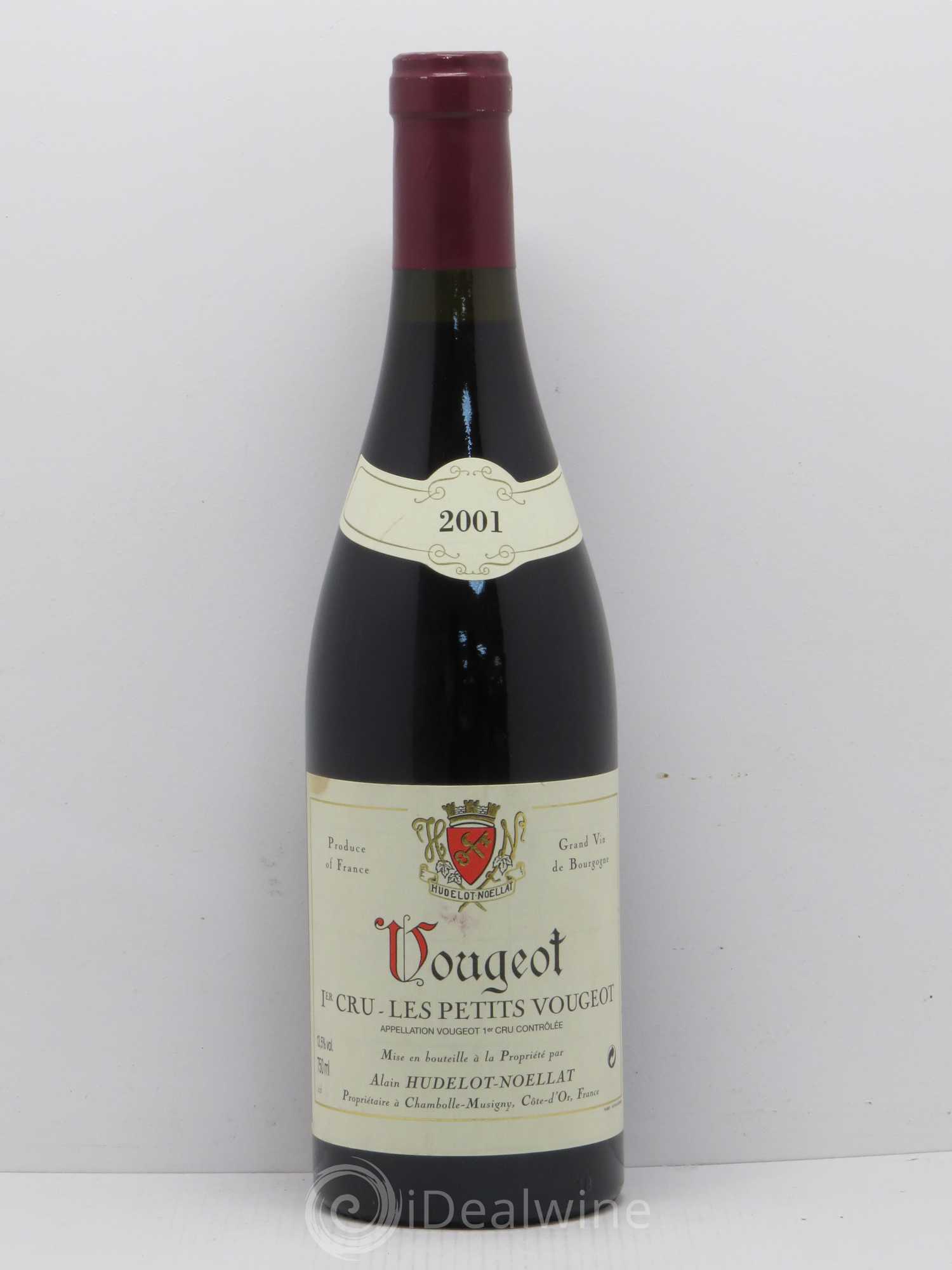 Vougeot 1er Cru Les Petits Vougeot Hudelot-Noëllat 2001 - Lot de 1 bouteille - 0