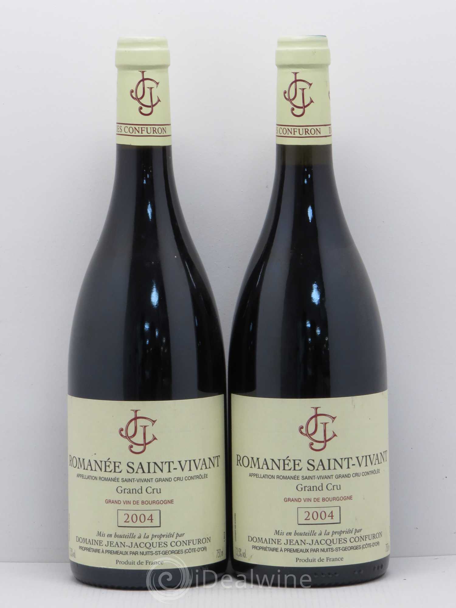 Romanée-Saint-Vivant Grand Cru Jean-Jacques Confuron 2004 - Lot de 2 bouteilles - 0