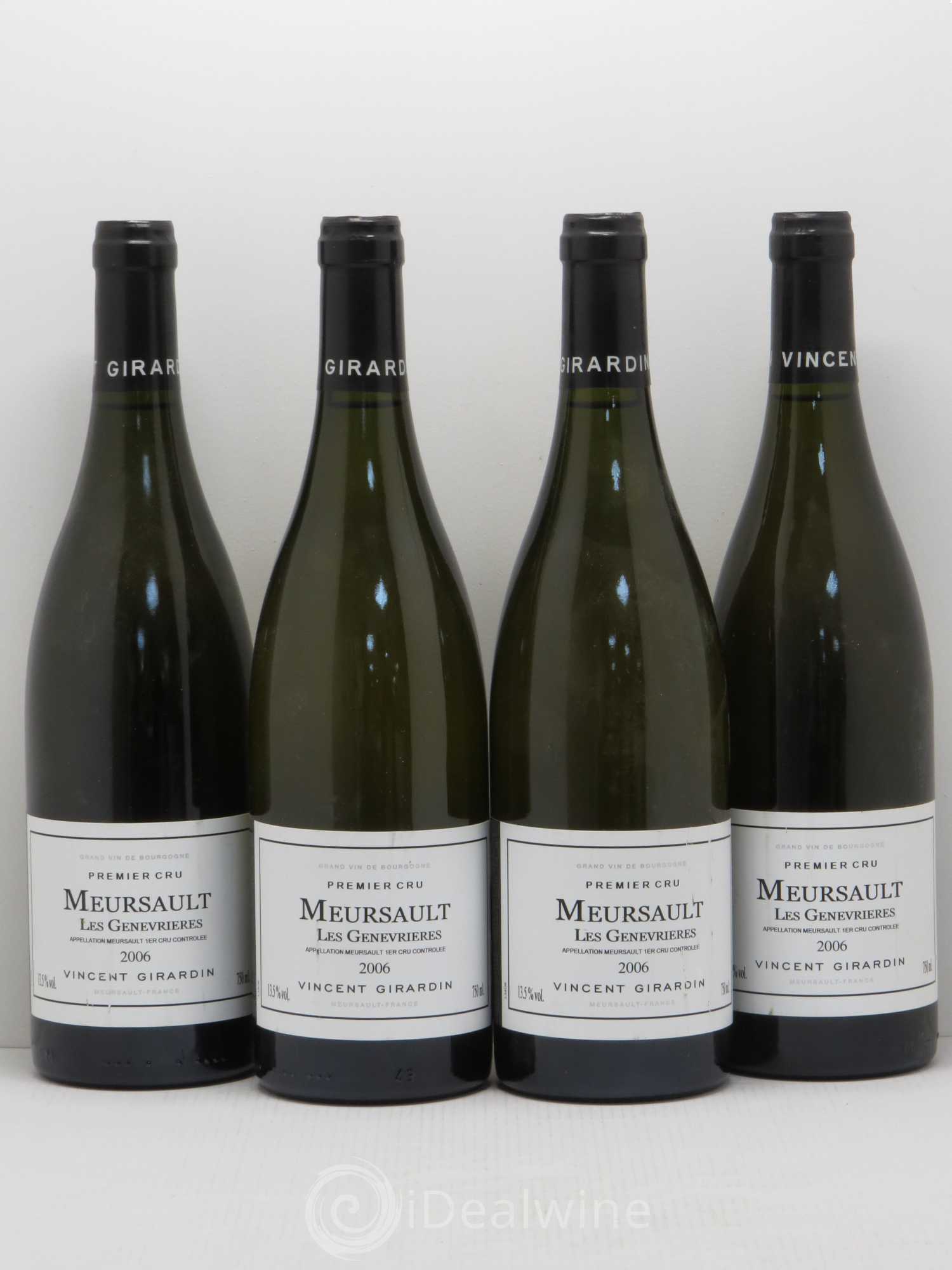 Meursault 1er Cru Les Genevrieres Domaine Vincent Girardin 2006 - Posten von 4 Flaschen - 0