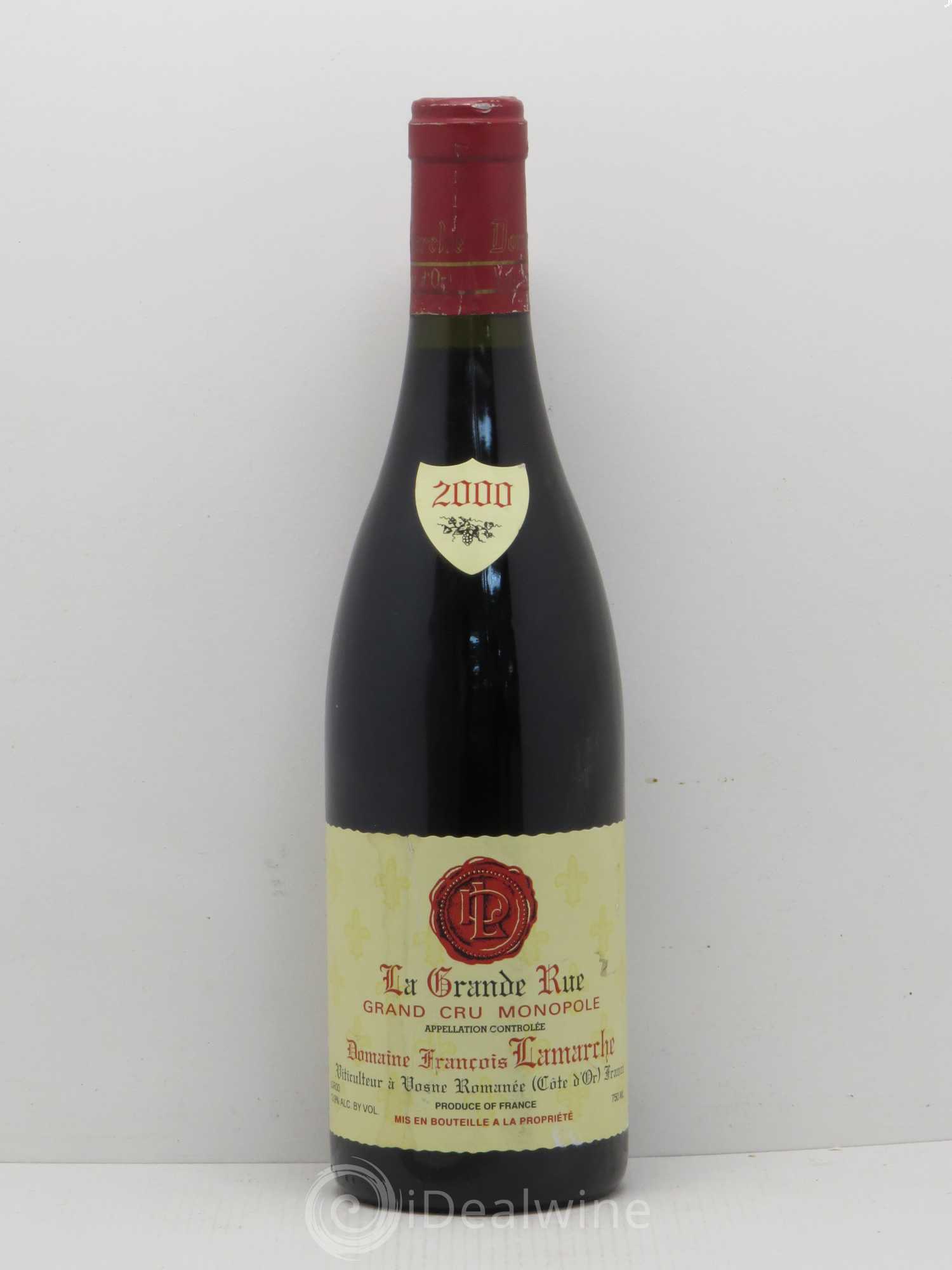 La Grande Rue Grand Cru Lamarche (Domaine) 2000 - Lot de 1 bouteille - 0