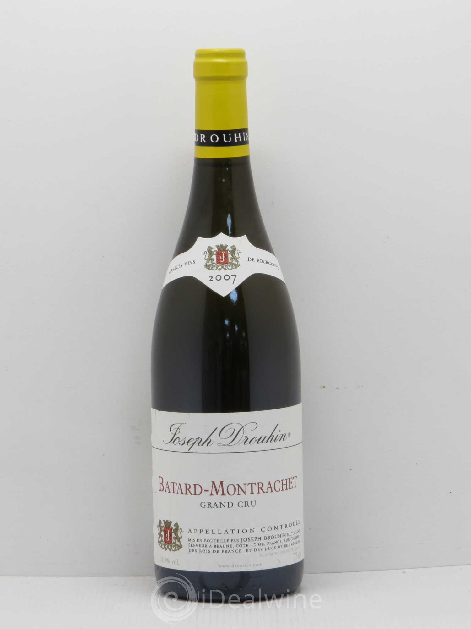 Bâtard-Montrachet Grand Cru Joseph Drouhin 2007 - Lot de 1 bouteille - 0
